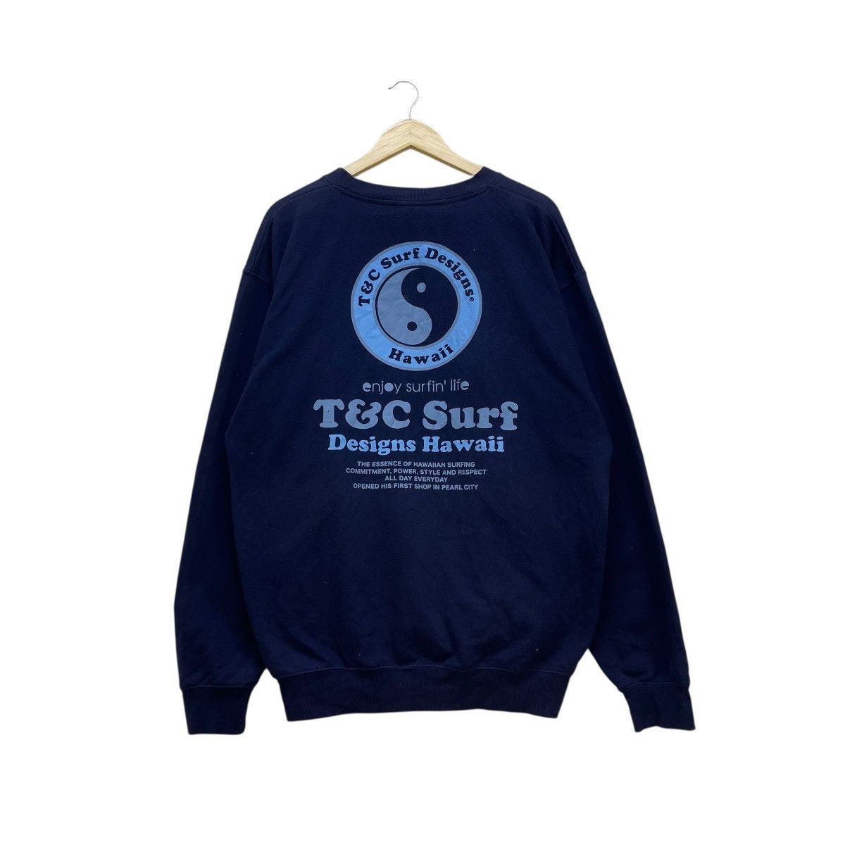 Sun Surf 💥Vintage Streetwear Surf T And C Crewneck Sweatshirt Size US M / EU 48-50 / 2 - 2 Thumbnail