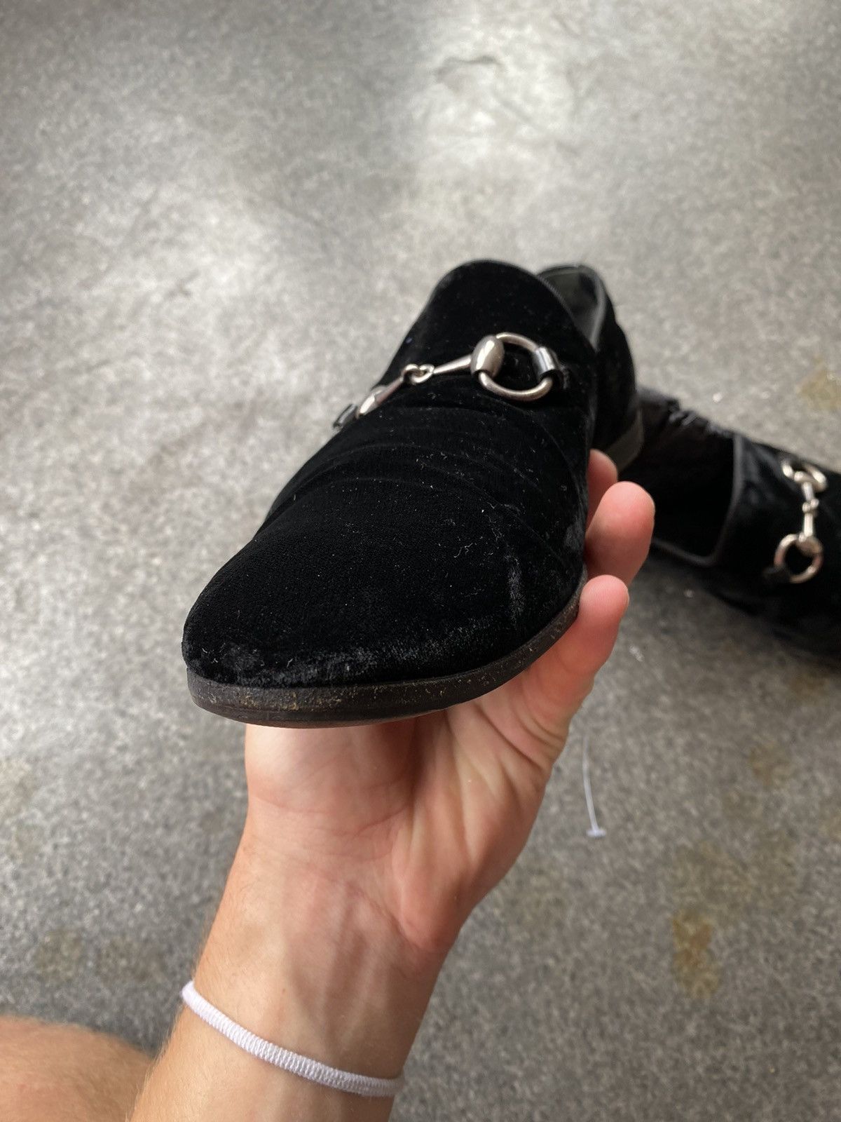 Gucci Gucci Velvet Loafers Size US 7 / EU 40 - 6 Thumbnail