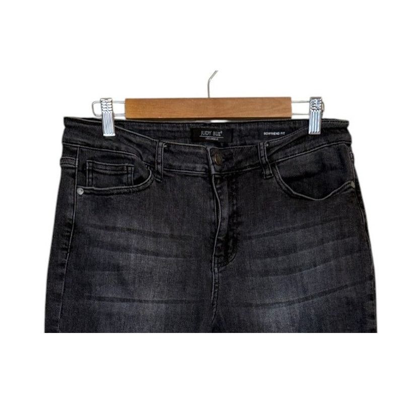 Judy Blue Judy Blue Jeans Women 11 Charcoal Black Boyfriend Fit Denim Size 30" / US 8 / IT 44 - 2 Thumbnail
