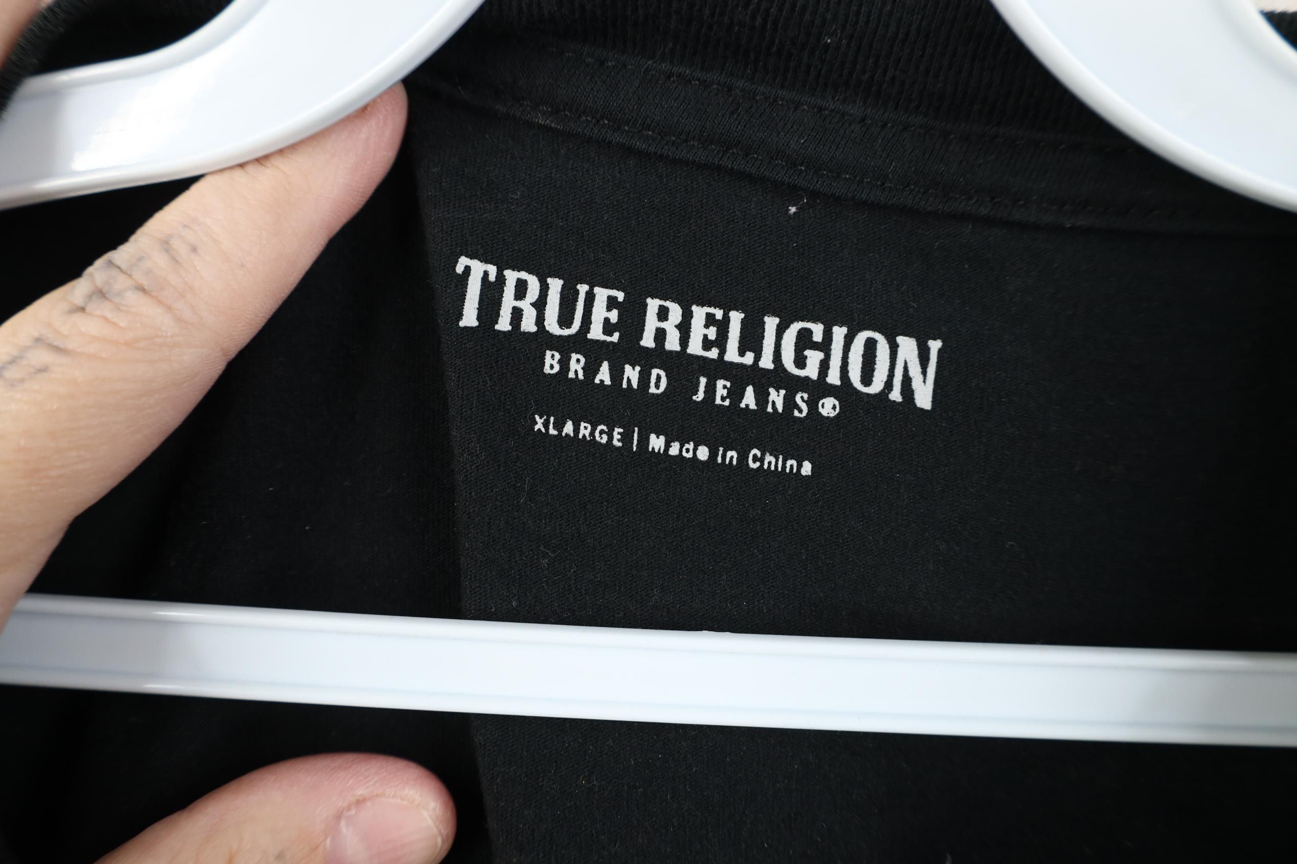 True Religion Vintage Y2K True Religion Sun Faded Short Sleeve T-Shirt Size US XL / EU 56 / 4 - 6 Thumbnail