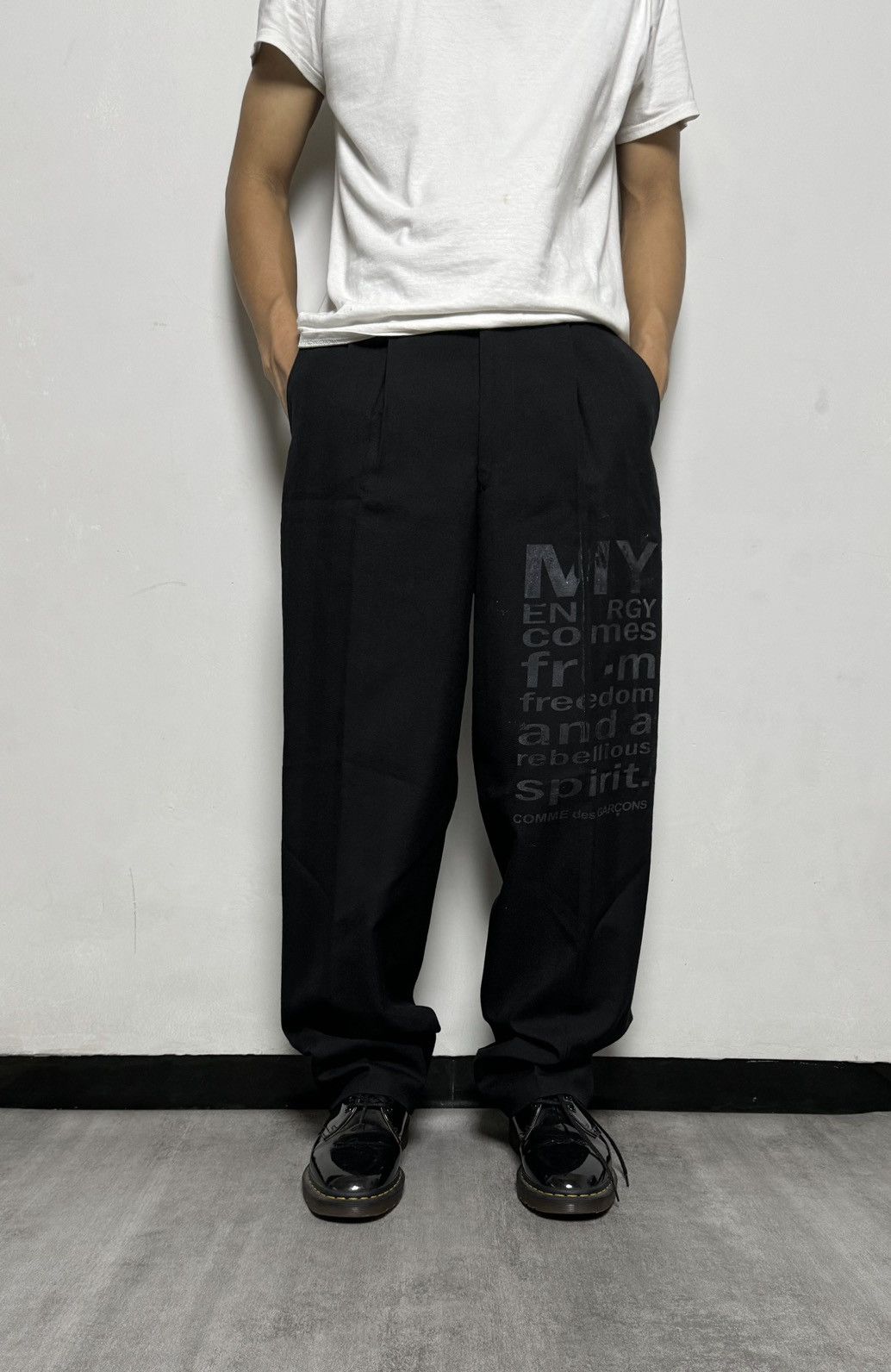 パンツ 90s COMME des GARCONS HOMME NYLON PANTS Belted Trousers – La Garçonne
