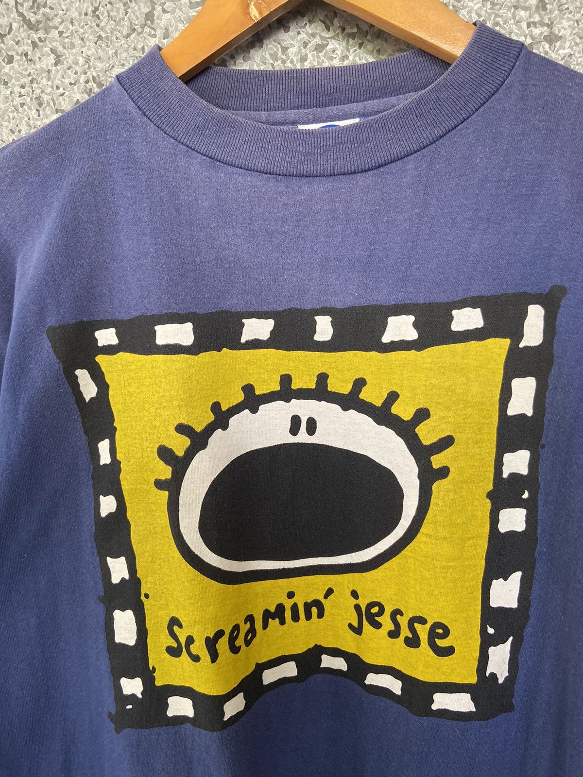 Vintage 🔥 Vintage 90s Vintage Screamin jesse t shirt Size US M / EU 48-50 / 2 - 2 Thumbnail