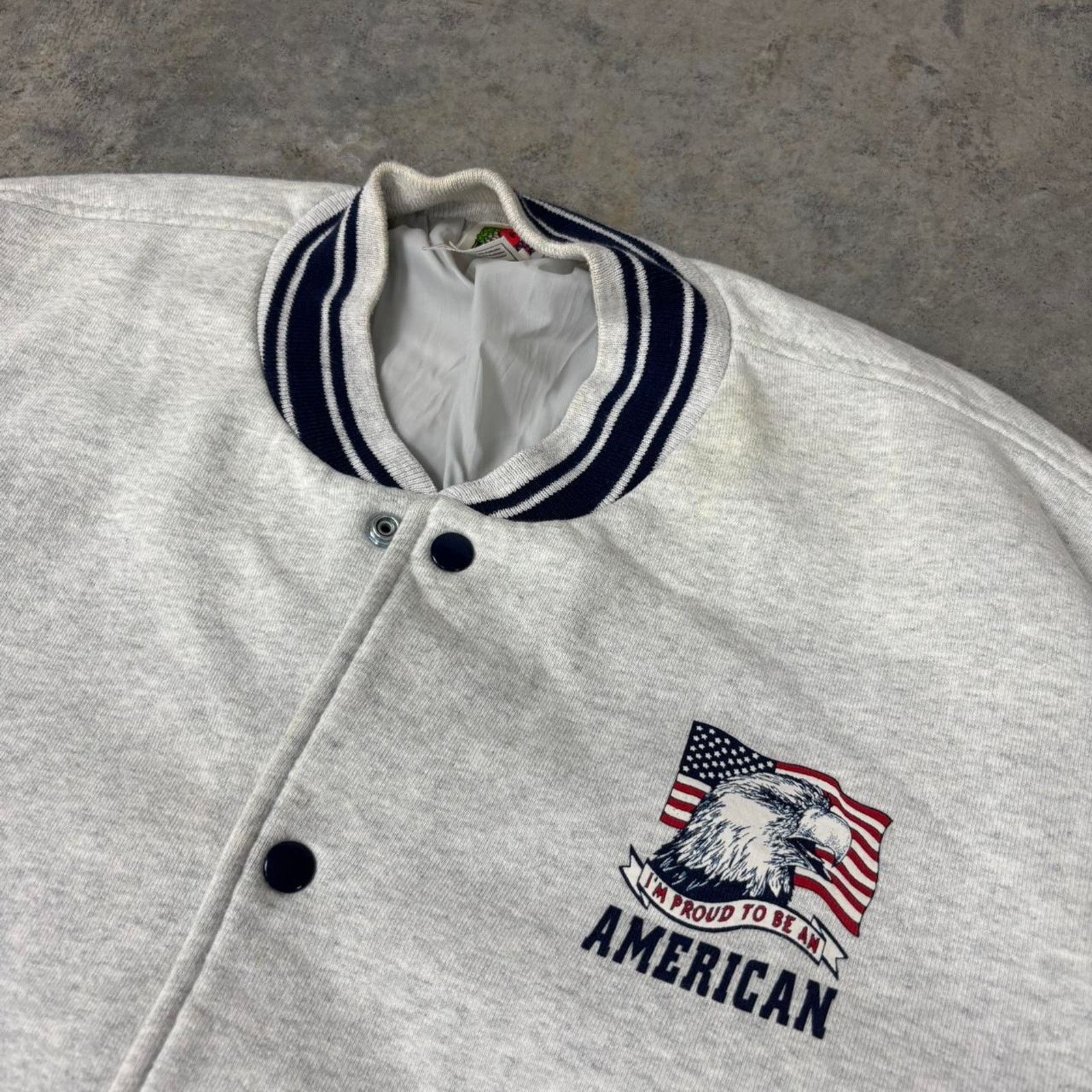 Vintage 90s USA Varsity Jacket Size US XXL / EU 58 / 5 - 3 Thumbnail