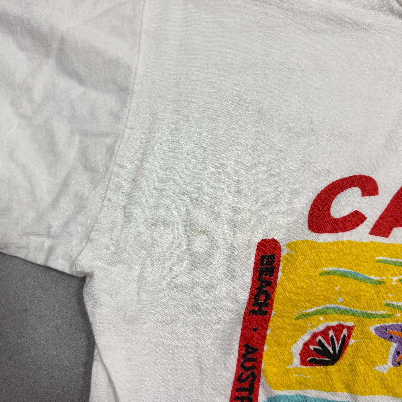 Vintage Vintage Cairns Australia Shirt Size XL White 90s Paper Thin Size US XL / EU 56 / 4 - 6 Thumbnail