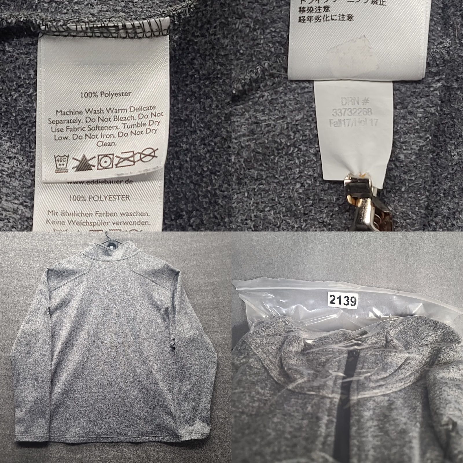 Eddie Bauer Eddie Bauer First Ascent Pullover Mens 2XL Regular Fleece 1/4 Zip Sweatshirt Greg Gorepcore Size US XXL / EU 58 / 5 - 8 Thumbnail