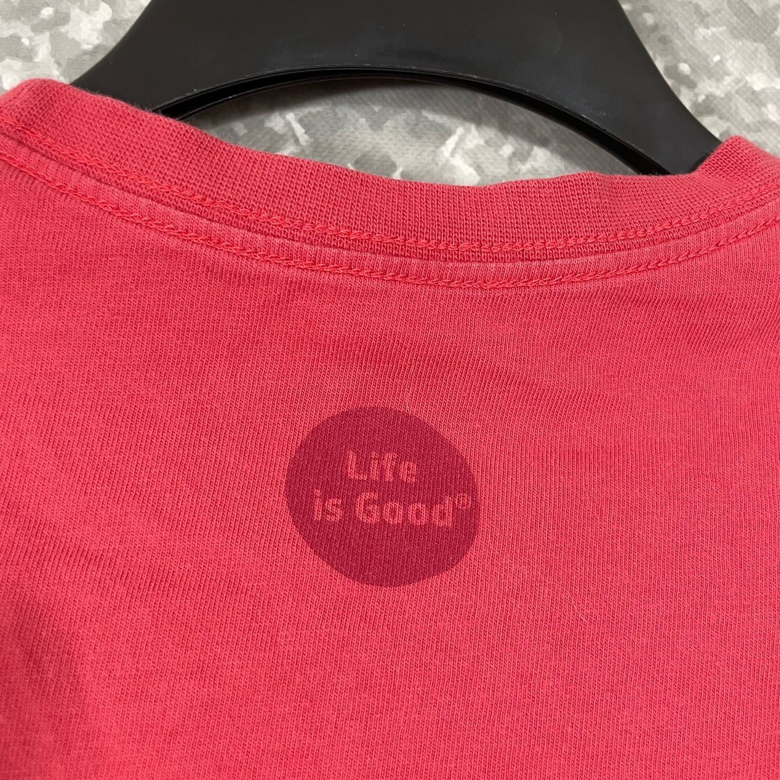 Life is Good Life is Good Men's Red Short Sleeve Crusher Tee - Size XL Size US XL / EU 56 / 4 - 7 Thumbnail