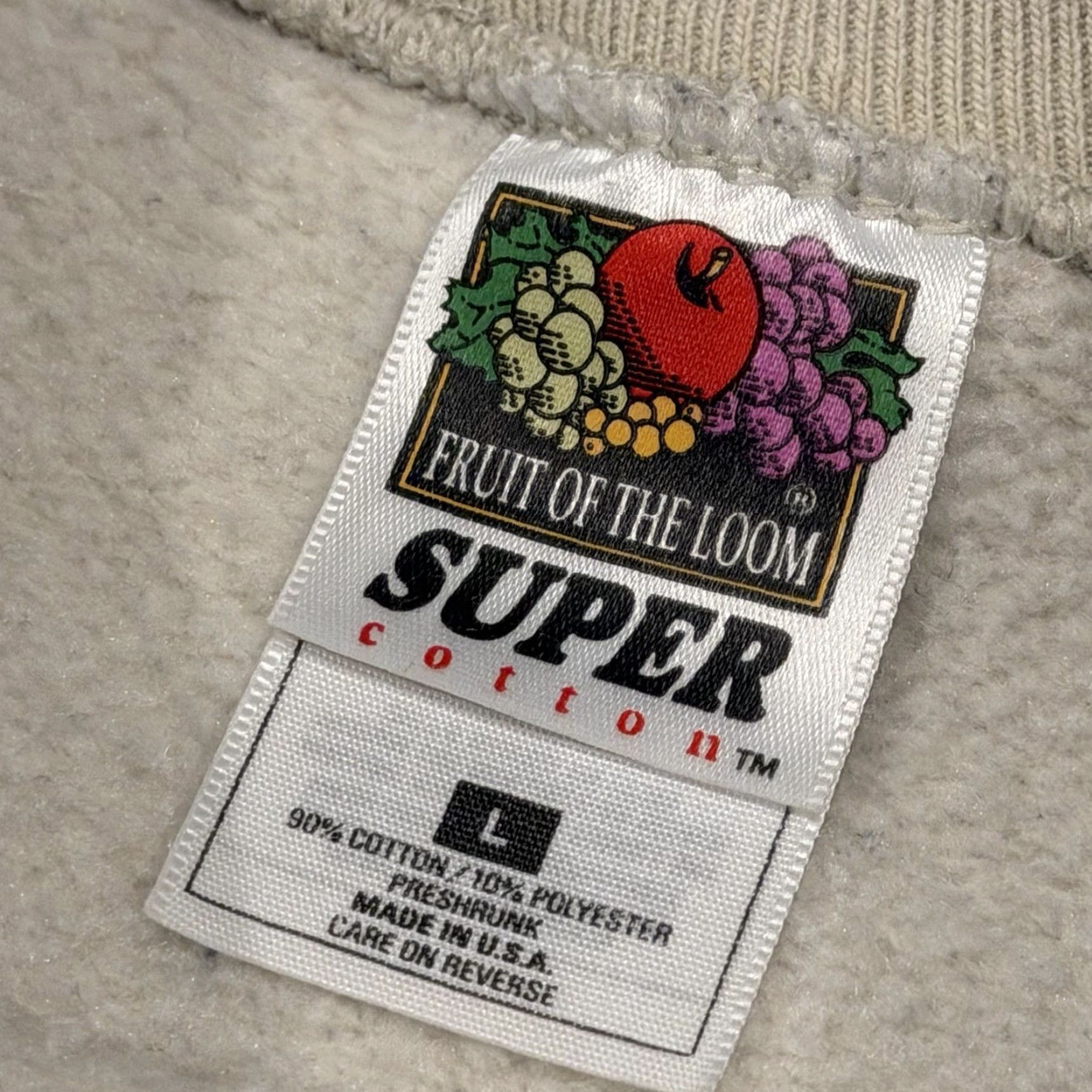 Vintage VINTAGE Jesus Sweatshirt Crewneck Beige Mens Large USA Made 90s Pullover Sweatshirt L Men Size US L / EU 52-54 / 3 - 4 Thumbnail