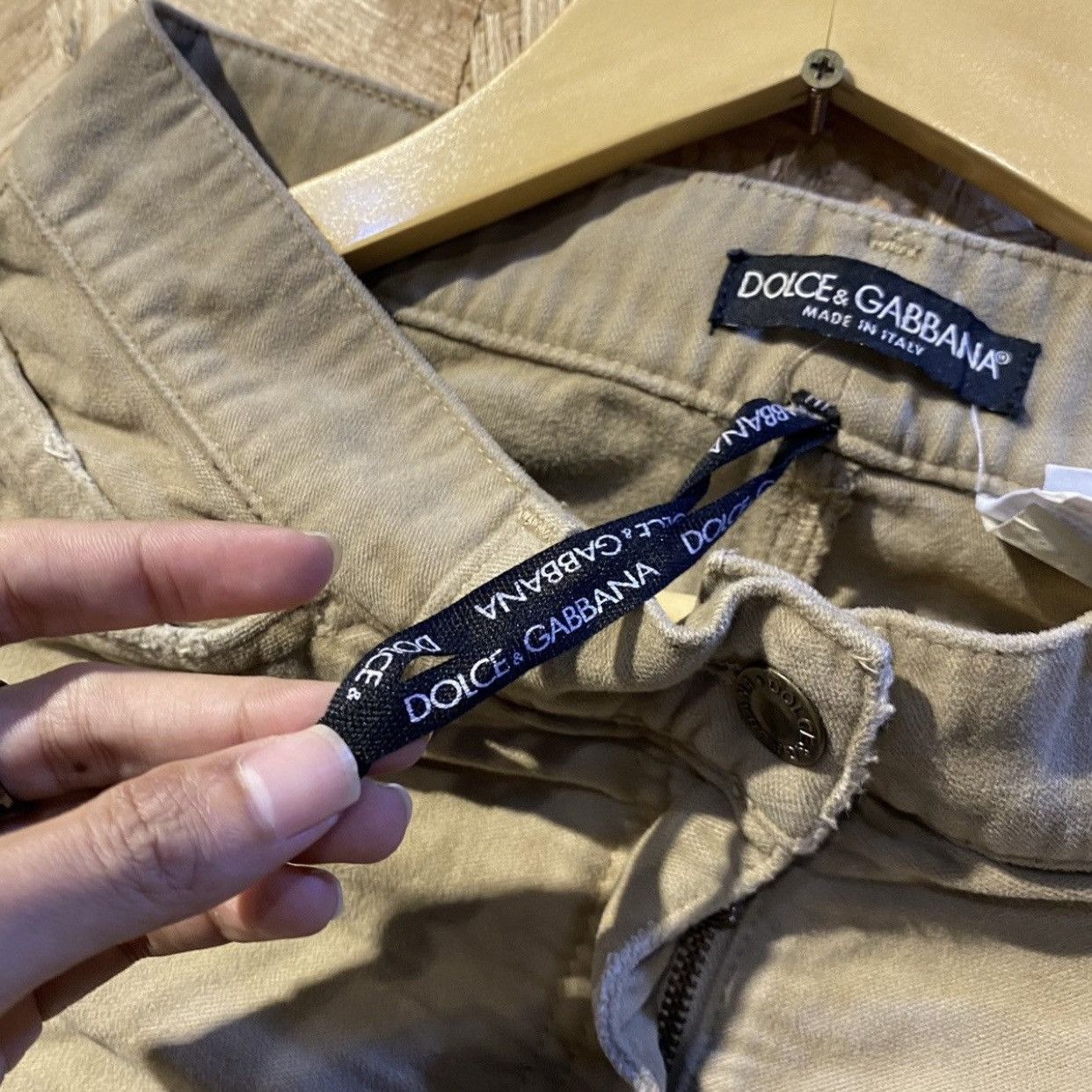 Dolce & Gabbana Vintage Dolce & Gabbana Straight Cut Casual Pants Size US 30 / EU 46 - 15 Thumbnail
