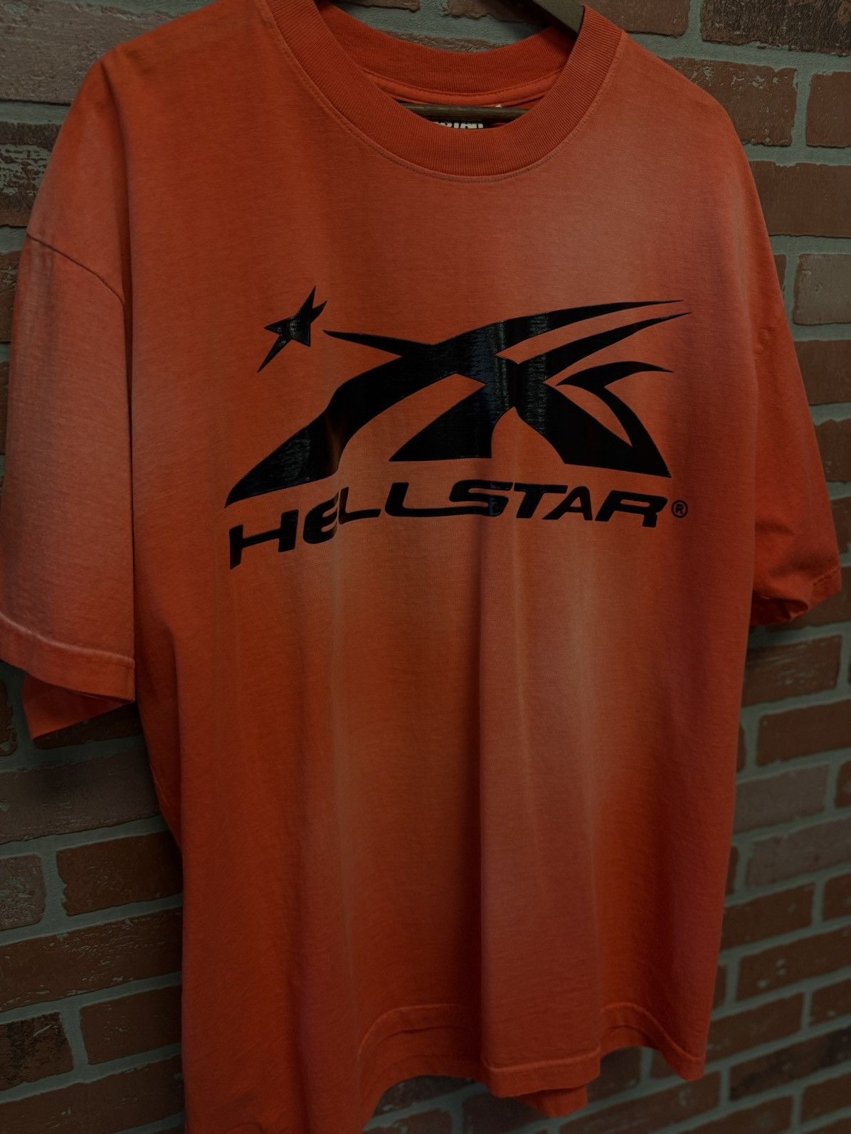 HELLSTAR Hellstar RED Logo Tee Shirt 100% Authentic Size 3XL Size US XXL / EU 58 / 5 - 5 Thumbnail