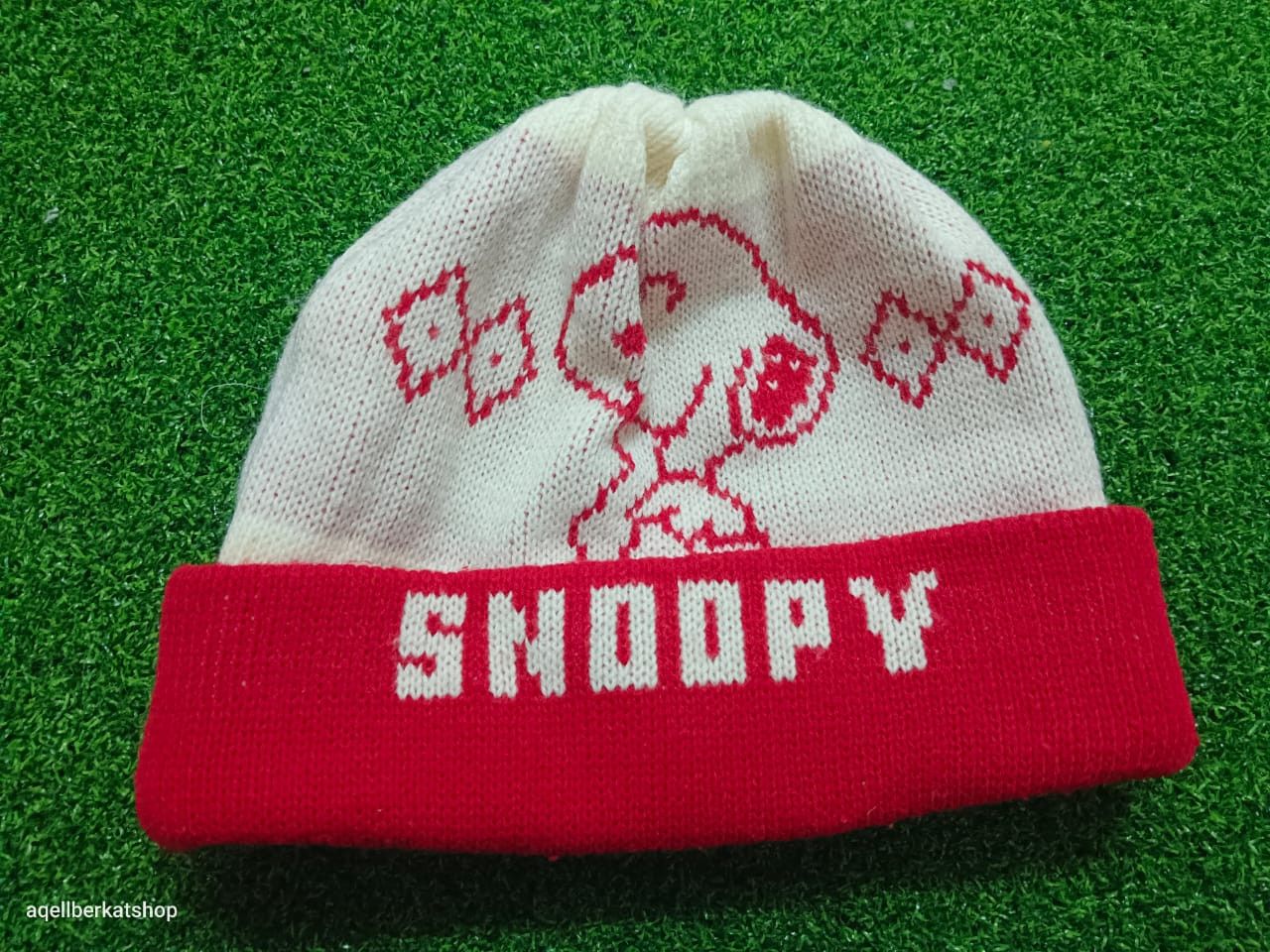 Vintage VTG 90s Snoopy Peanuts Beanie Size ONE SIZE - 2 Thumbnail