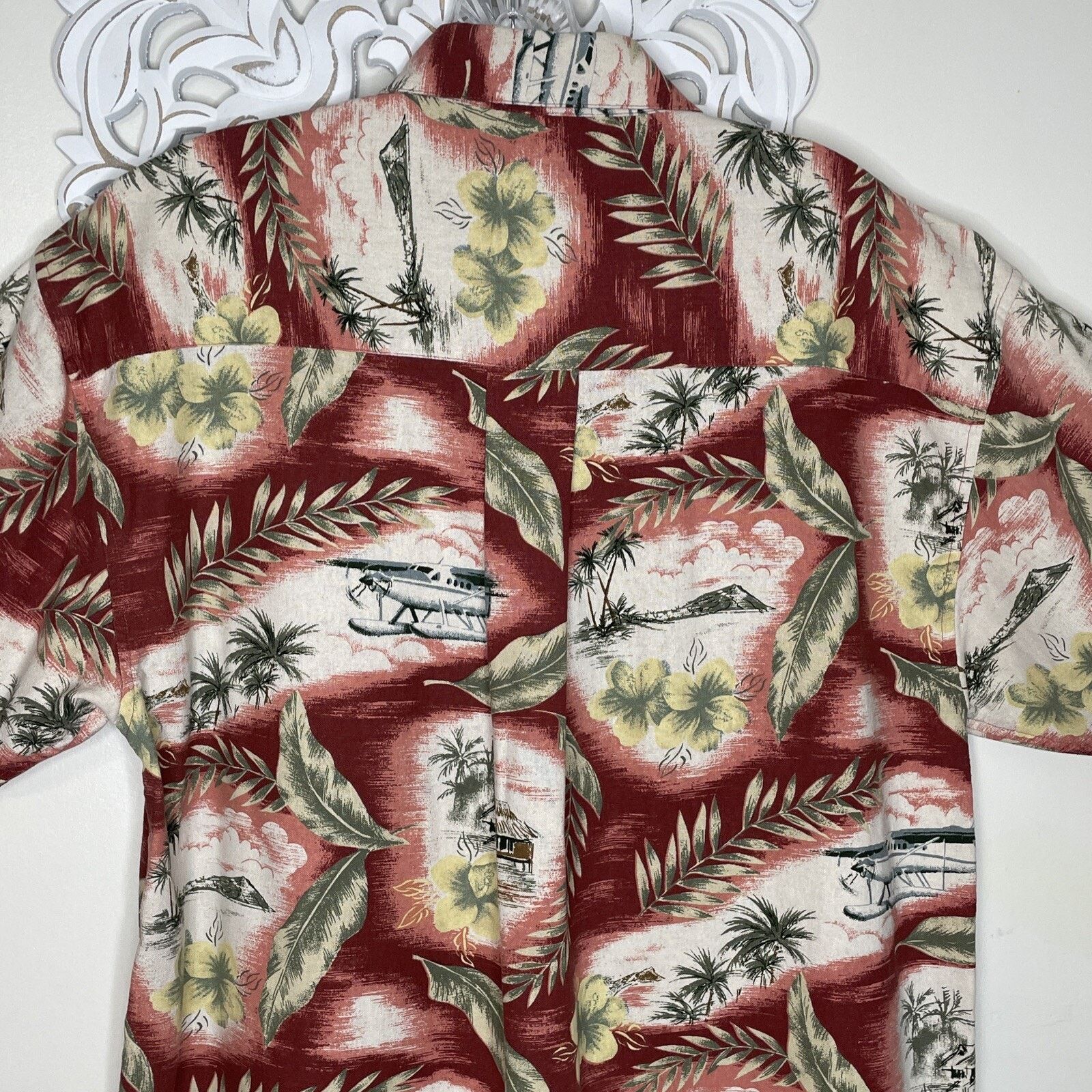 Other SUMMA Men's M Button Up Hawaiian Shirt Silk Cotton Blend Size US M / EU 48-50 / 2 - 10 Thumbnail