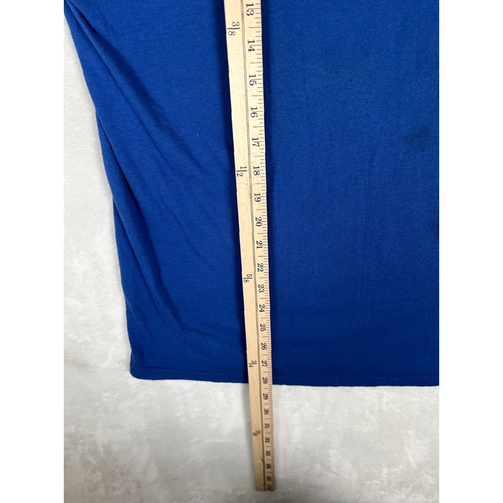 Russell Athletic VINTAGE Russell Athletic Blue T-Shirt 2XL USA Short Sleeve Crew Neck Cotton Men Regular Vintage 1990s Size US XXL / EU 58 / 5 - 6 Thumbnail