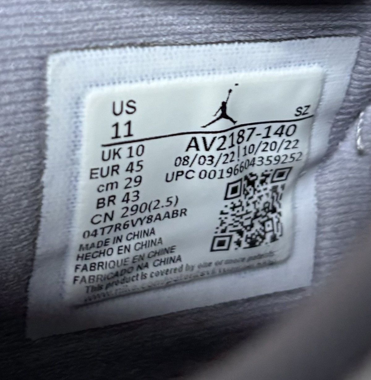 Jordan Brand Jordan 11 Retro Low Cement Grey 2023 Size 11 Size US 11 / EU 44 - 7 Thumbnail
