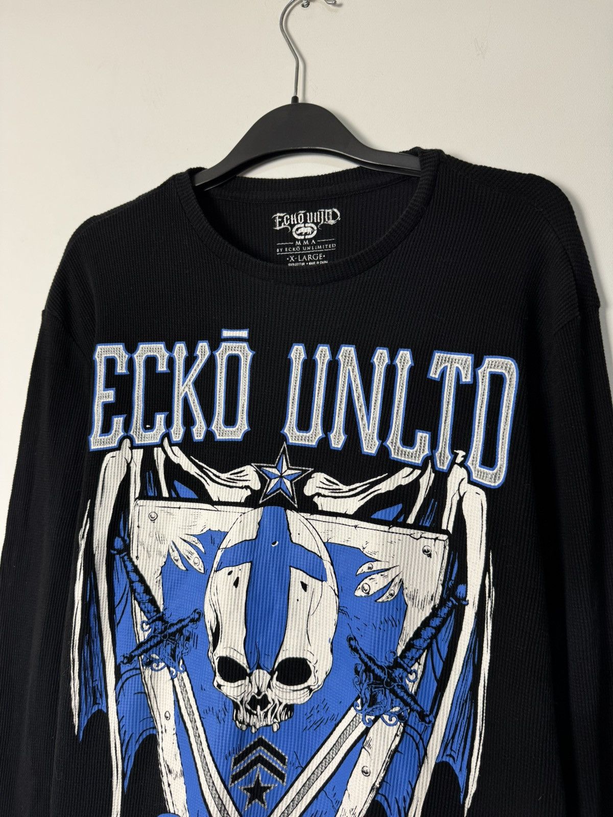 Ecko Unltd. Crazy waffle Ecko Unltd Long sleeve “Battle Tested” Y2K Size US XL / EU 56 / 4 - 2 Thumbnail