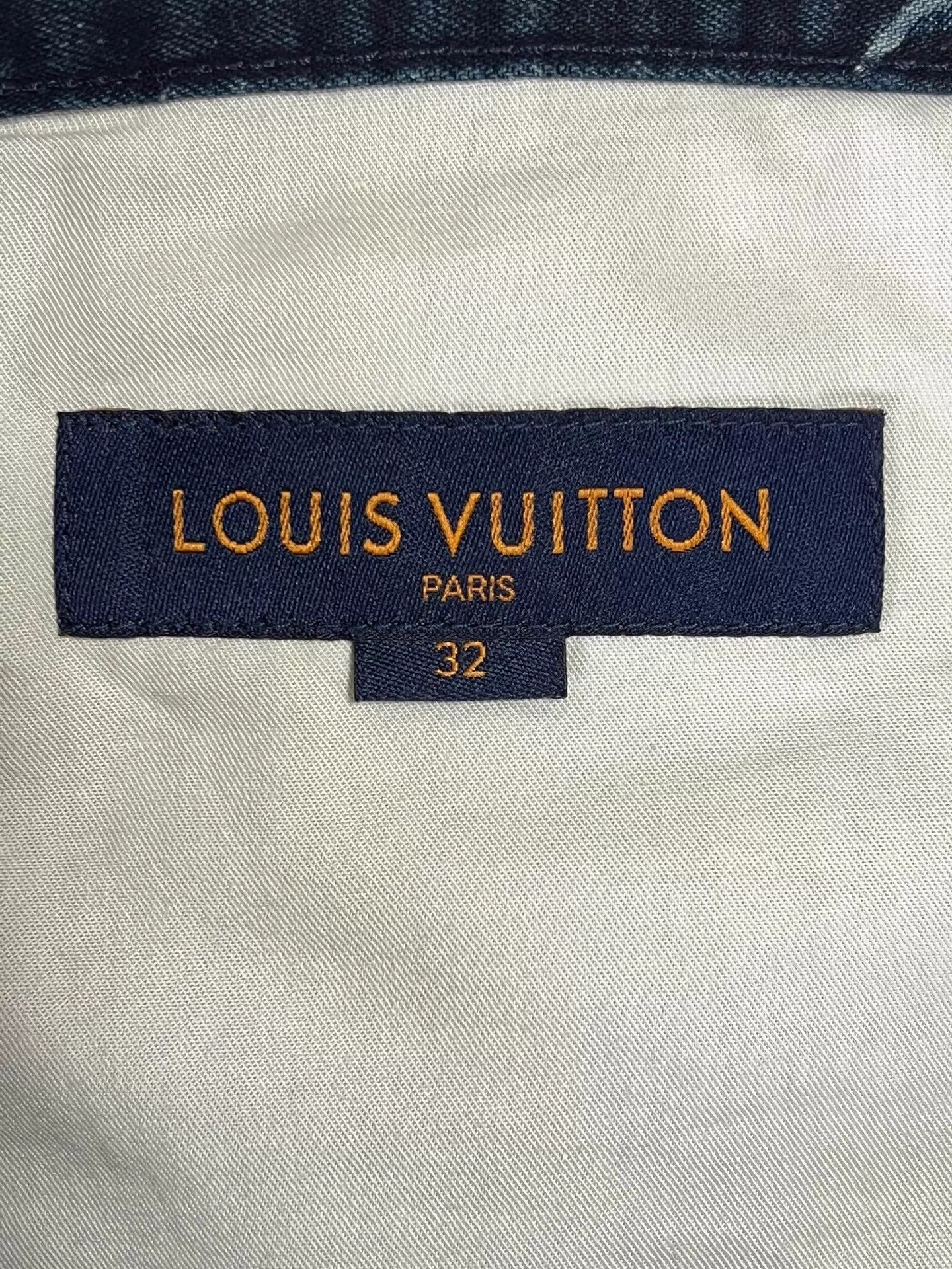 Louis Vuitton Louis Vuitton Classic Floral Denim Shorts 32, France Size US 32 / EU 48 - 6 Thumbnail