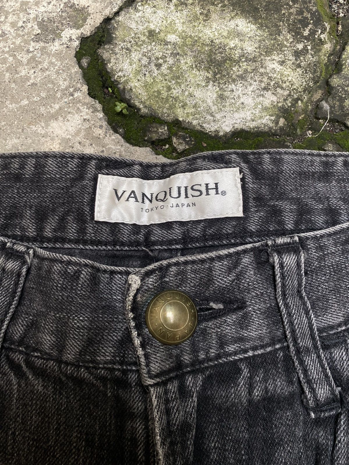 Vanquish Vanquish Tokyo Japan Faded Black Denim Size US 32 / EU 48 - 4 Thumbnail