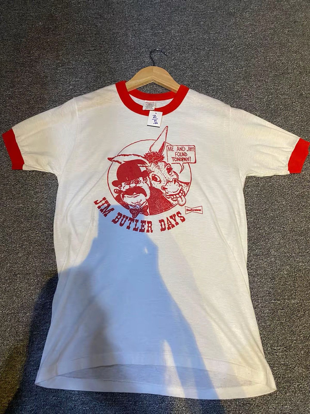 Other Jim Butler Days Vintage Ringer Shirt 🇺🇸 Size US S / EU 44-46 / 1 - 1 Thumbnail