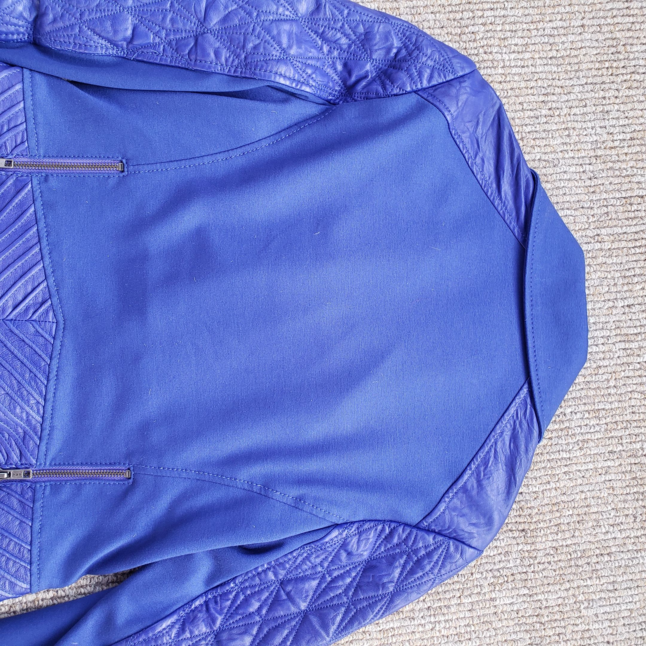 Other Catherine Malandrino Yellow Label Motorcycle Jacket Size L / US 10 / IT 46 - 8 Thumbnail