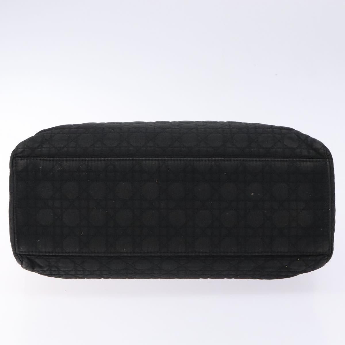 Dior DIOR Canage Hand Bag Nylon Black Gold Size ONE SIZE - 9 Thumbnail