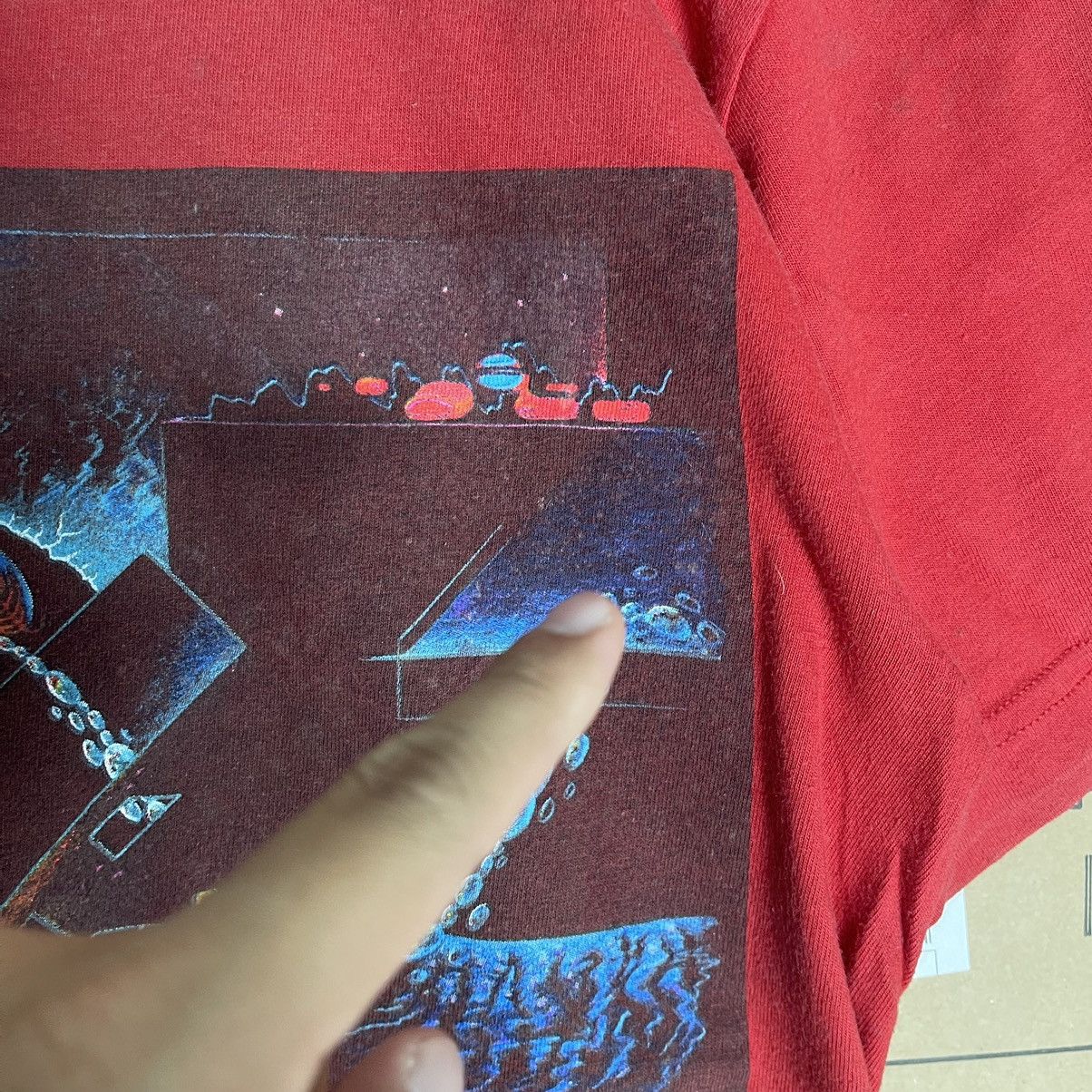 Supreme Supreme Nicholson Red Tee Size US S / EU 44-46 / 1 - 16 Thumbnail