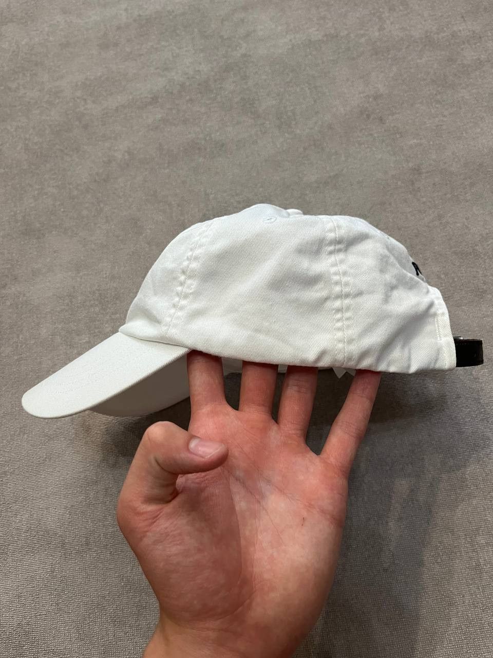 Polo Ralph Lauren Ralph Lauren #3 Big Pony White Cap Embroidery Leather Strap Size ONE SIZE - 4 Thumbnail