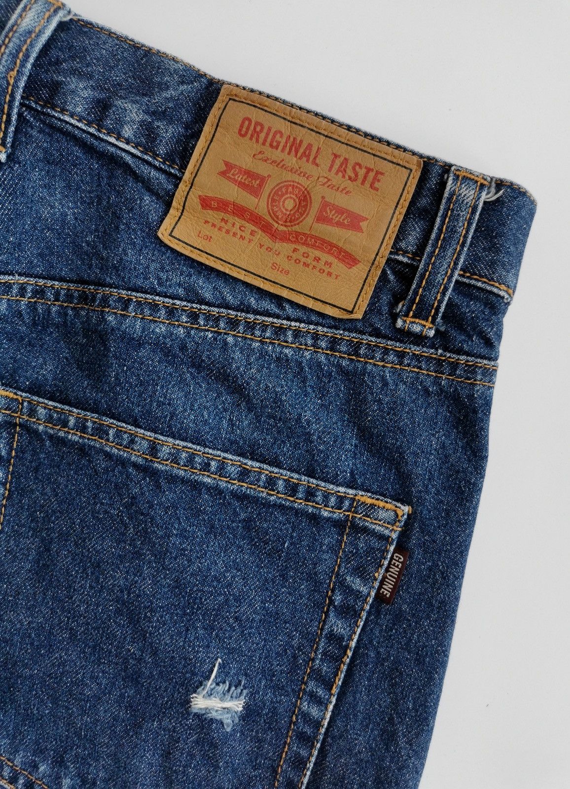 Kapital Back & Forth Selvedge Distressed Ripped Reworked Patch Jeans Size US 28 / EU 44 - 14 Thumbnail