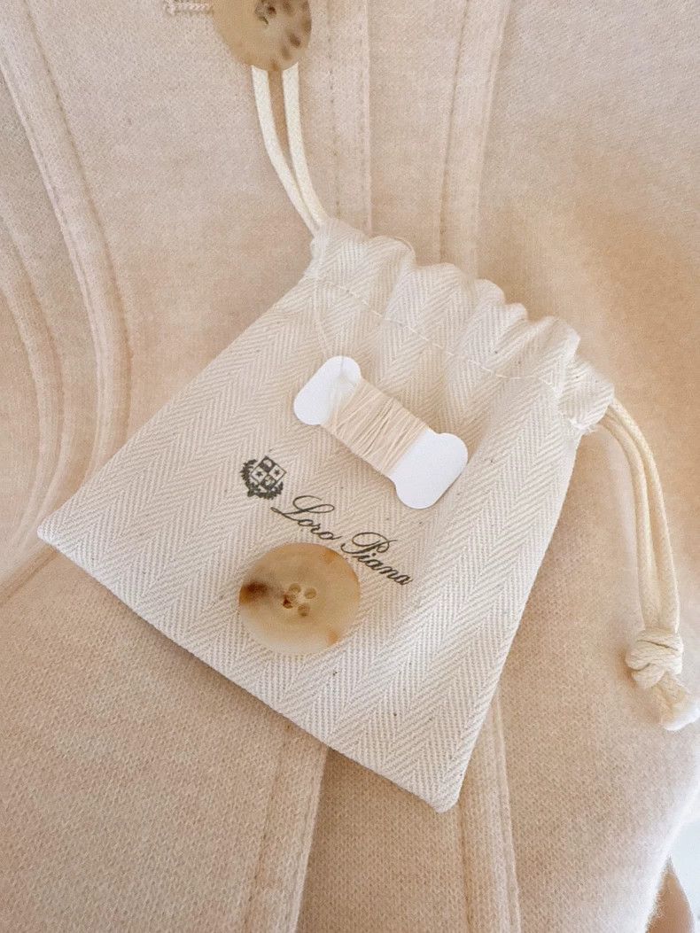 Loro Piana LORO PIANA Creamy colored cashmere coat with collar Size XS / US 0-2 / IT 36-38 - 8 Thumbnail