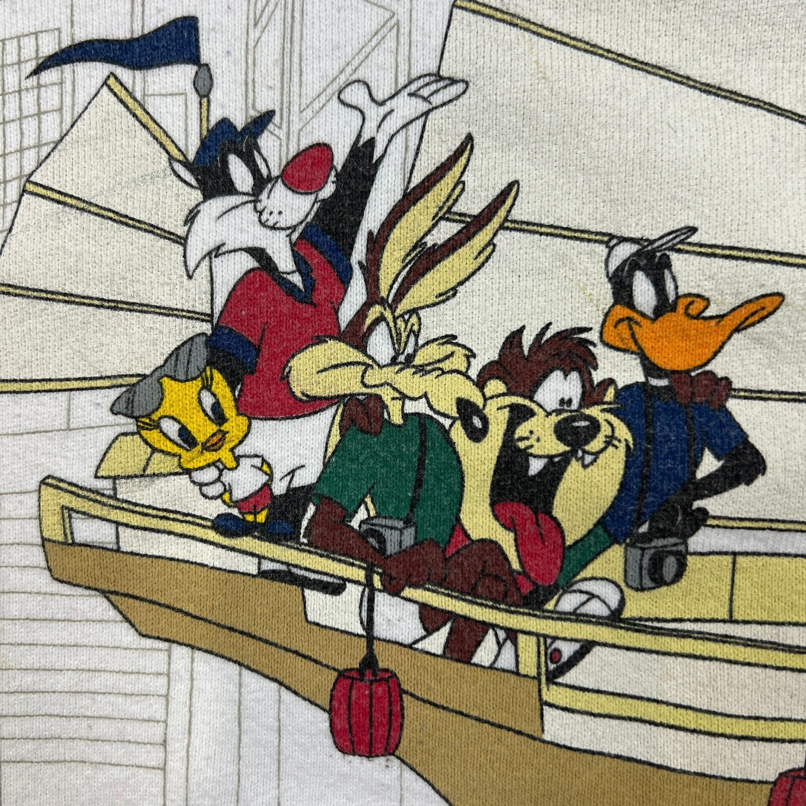 Vintage × Warner Bros VTG 1995 Looney Tunes Sweatshirt Medium Warner Bugs Bunny Size US M / EU 48-50 / 2 - 3 Thumbnail
