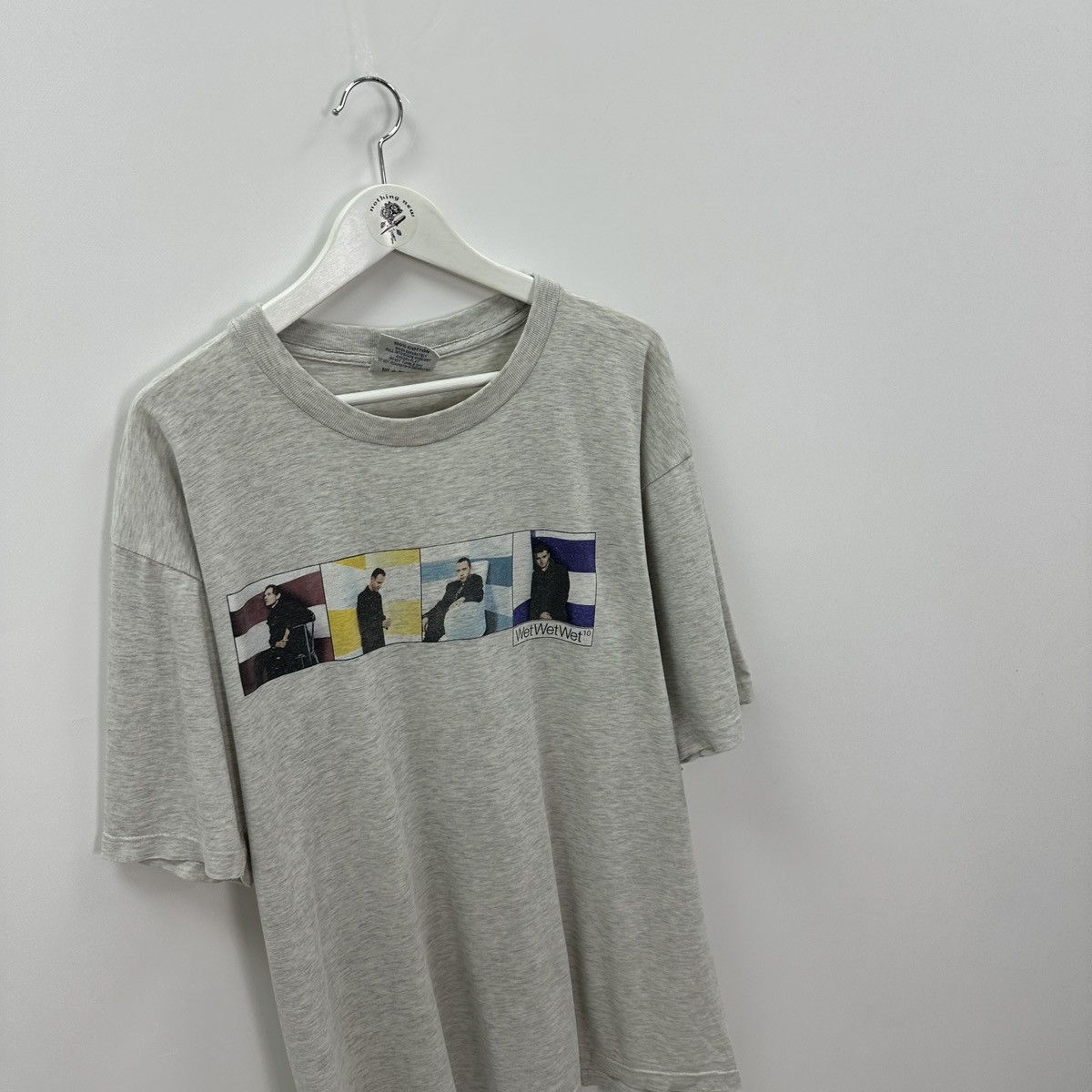 Band Tees Vintage 90s Wet Wet 1997 World tour tee y2k distressed hype Size US XL / EU 56 / 4 - 4 Thumbnail