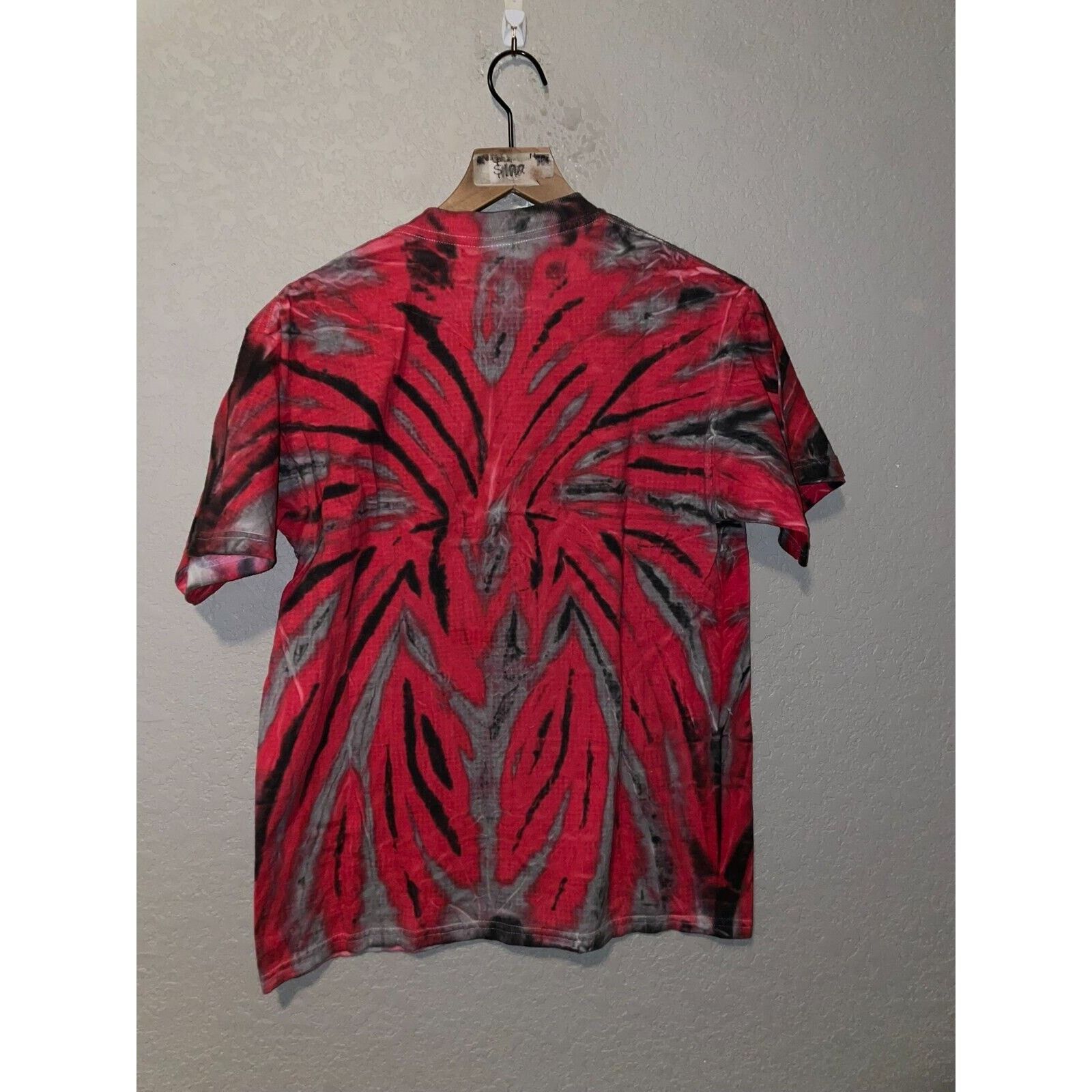 Gildan Vintage The Ozarks Shirt Red Black Tie Dye Tee 2000s Medium Size US M / EU 48-50 / 2 - 6 Thumbnail