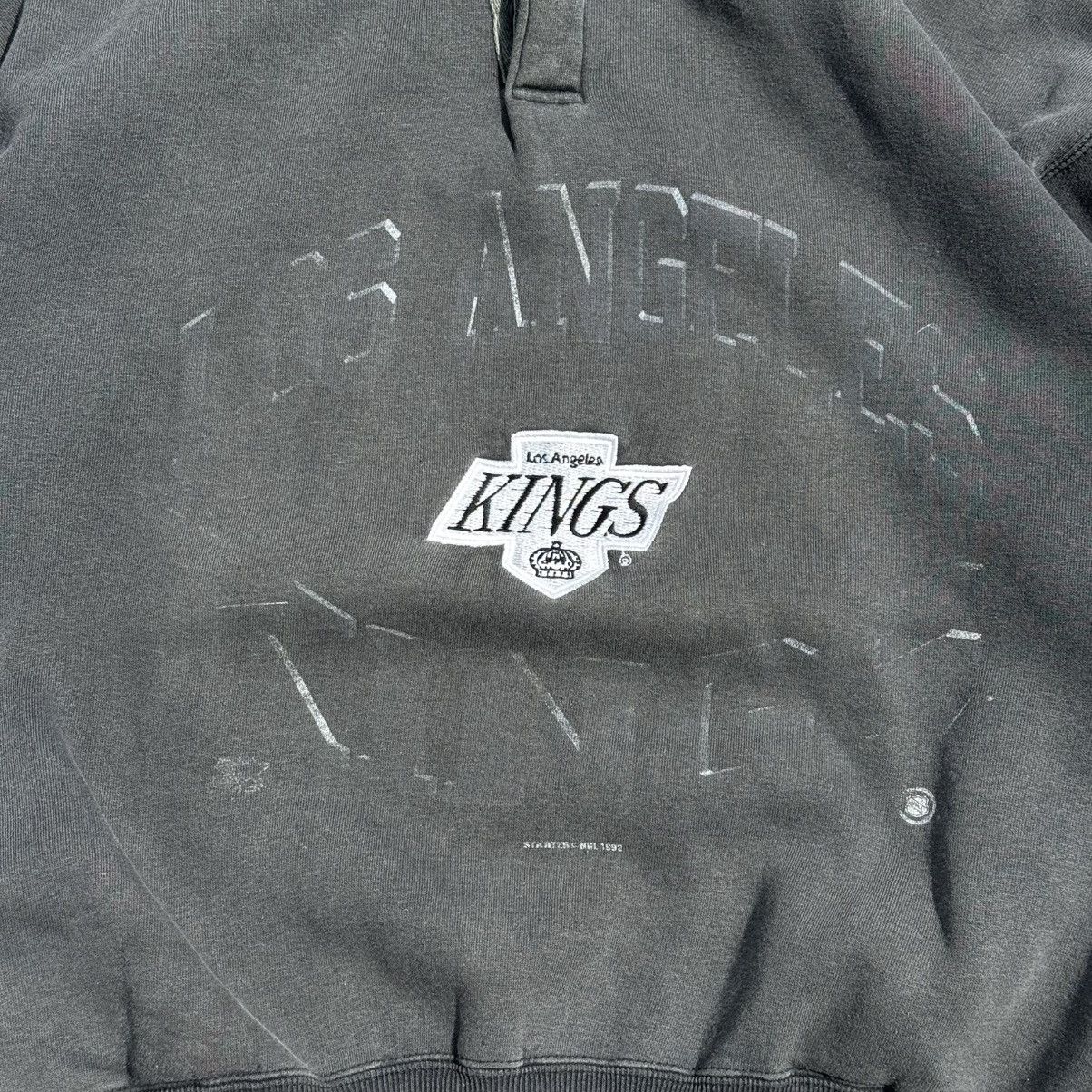 NHL × Vintage Vintage 1992 Los Angeles Kings Hoodie Starter Washed NHL y2k Size US M / EU 48-50 / 2 - 3 Thumbnail