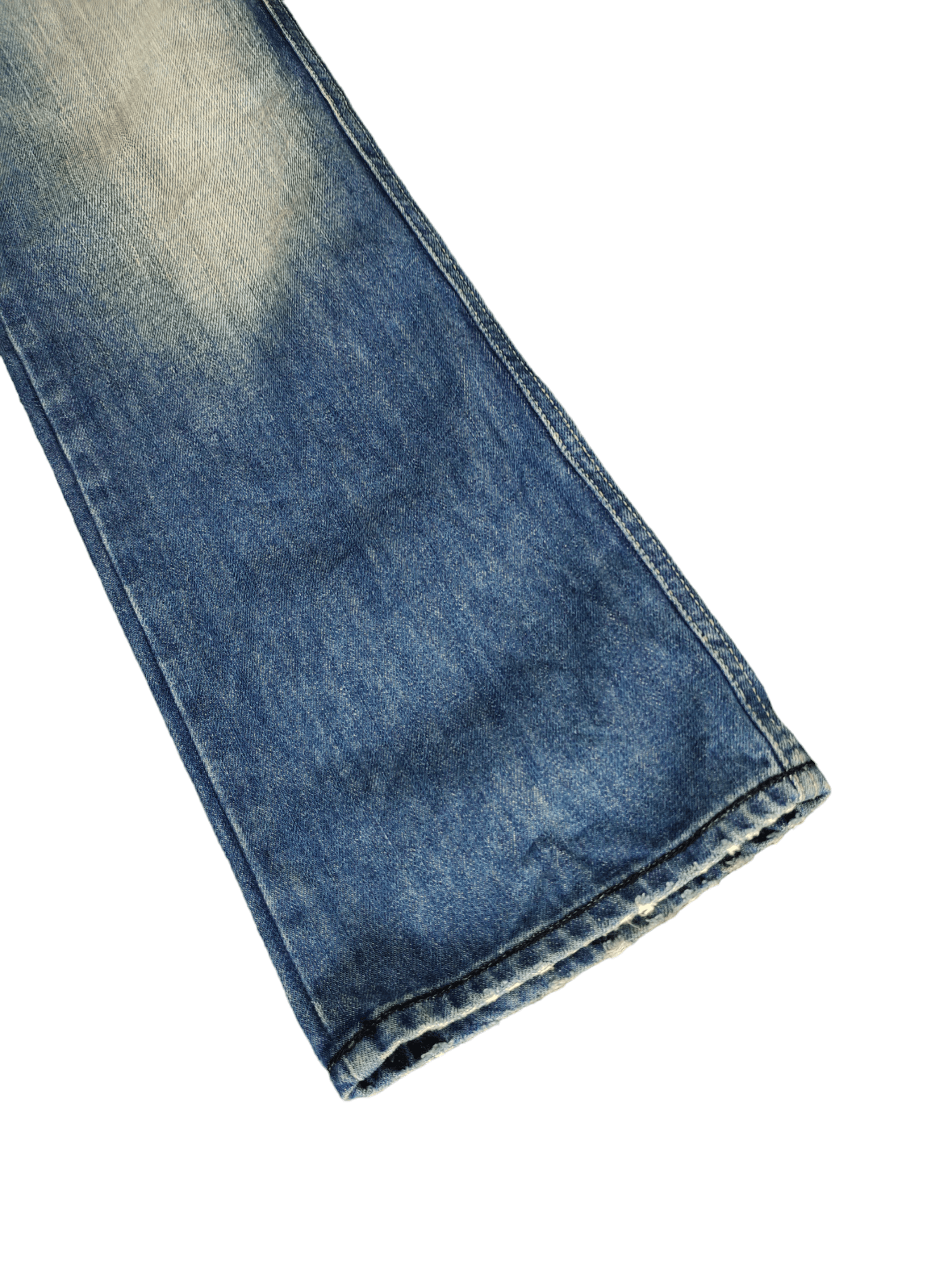 Diesel Flare Jeans Diesel Distress Faded Boot Cut Y2k Low Rise Size US 27 - 8 Thumbnail