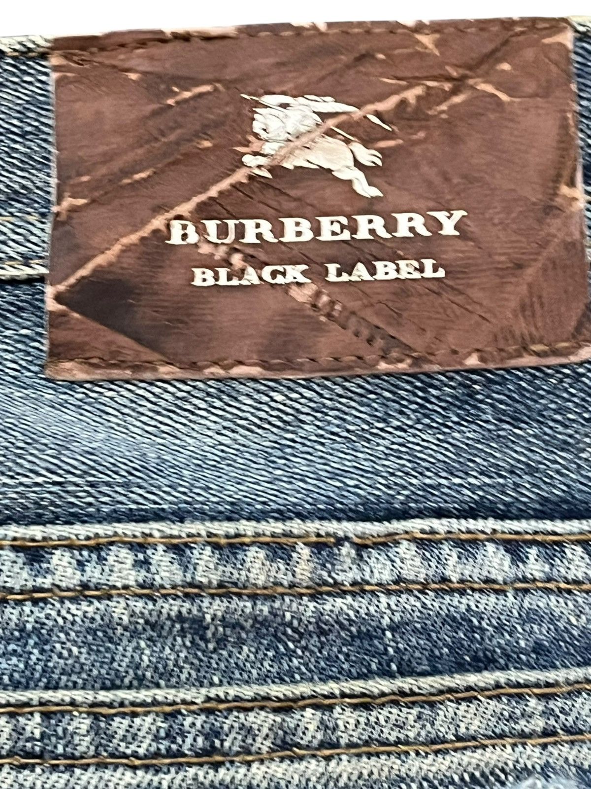 Burberry Vintage Burberry Black Label Mudwash Denim Size US 31 - 9 Thumbnail