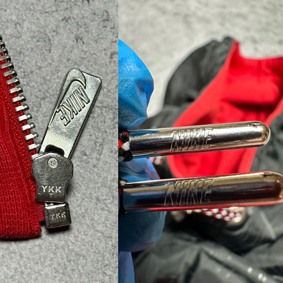 Nike Vintage Nike Red Zip Up Hoodie Size US L / EU 52-54 / 3 - 16 Thumbnail