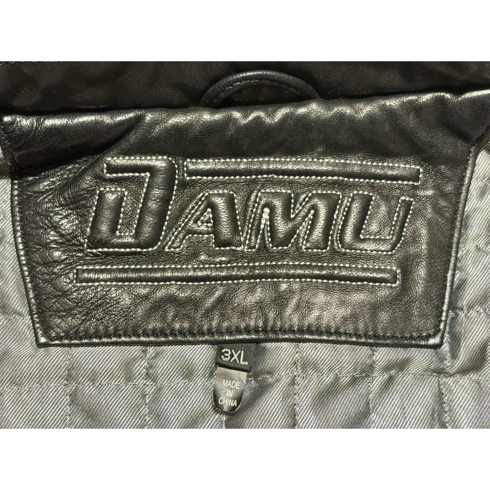 Knoles & Carter Knoles & Carter DAMU Quilted Sunburst Leather Jacket 3XL Size US XXL / EU 58 / 5 - 5 Thumbnail