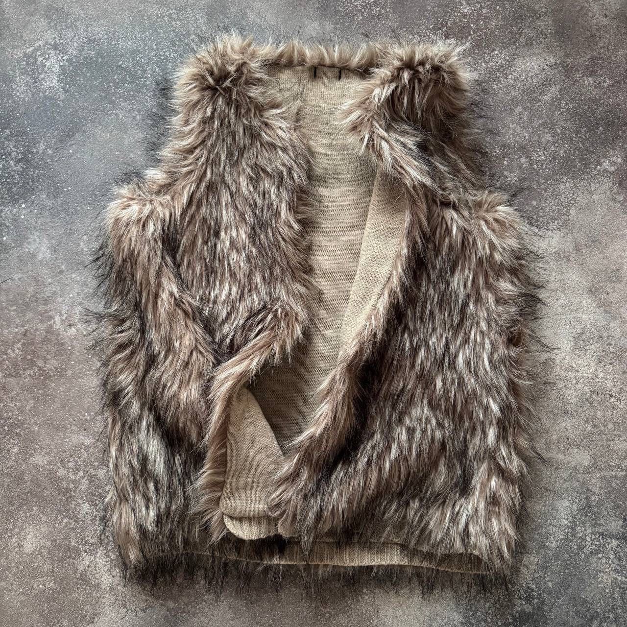 Hysteric Glamour × Japanese Brand × Vintage Amazing 2000’s Aesthetic Vintage Faux Fur Vest Size M / US 6-8 / IT 42-44 - 12 Thumbnail