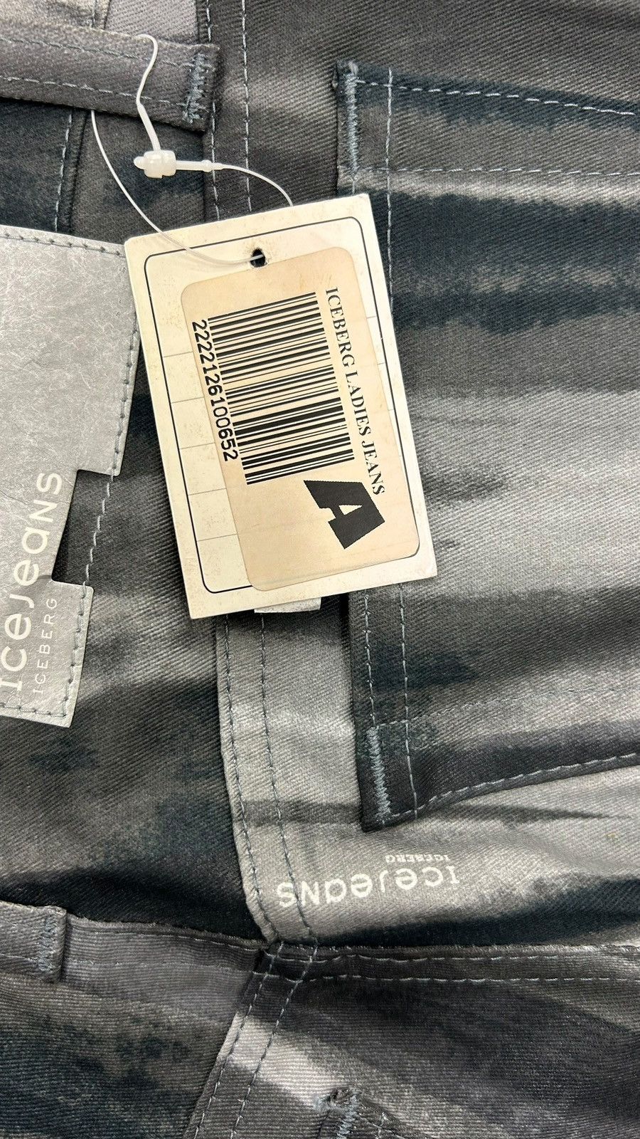 Iceberg Vintage ICEBERG Icejeans Blurred Print Denim – Archival Y2K Size 28" / US 6 / IT 42 - 9 Thumbnail