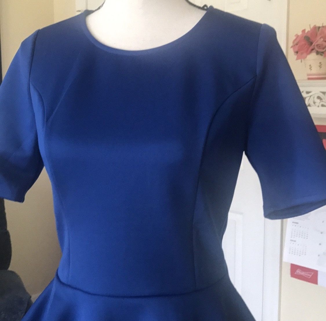 Forever 21 FOREVER 21 SHEER BACK PEPLUM TOP Size M / US 6-8 / IT 42-44 - 6 Thumbnail