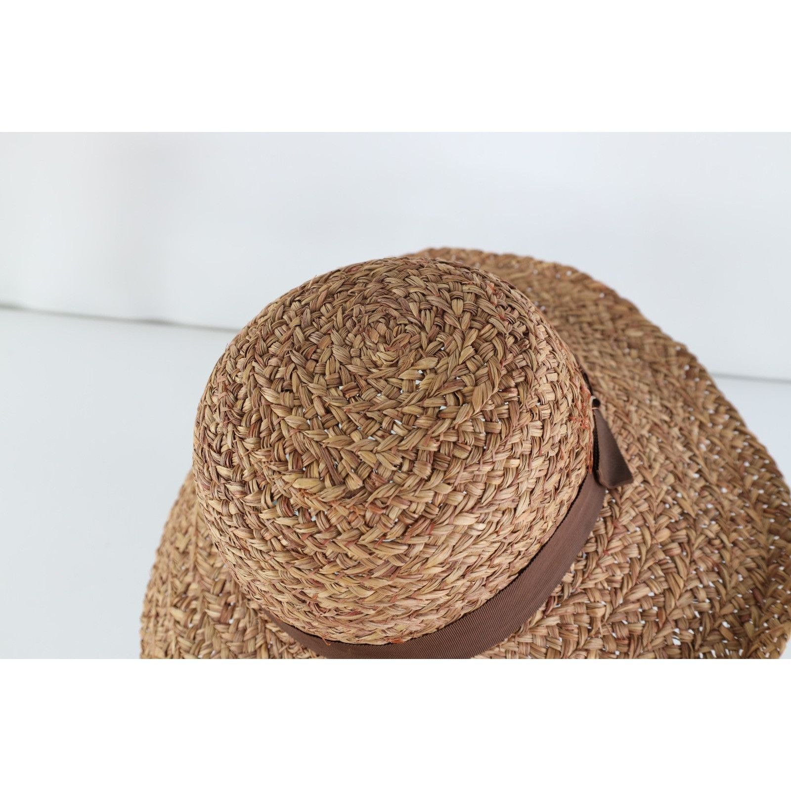 Vintage Vintage 80s 90s Boho Chic Wide Brim Raffia Straw Sun Hat Size ONE SIZE - 5 Thumbnail