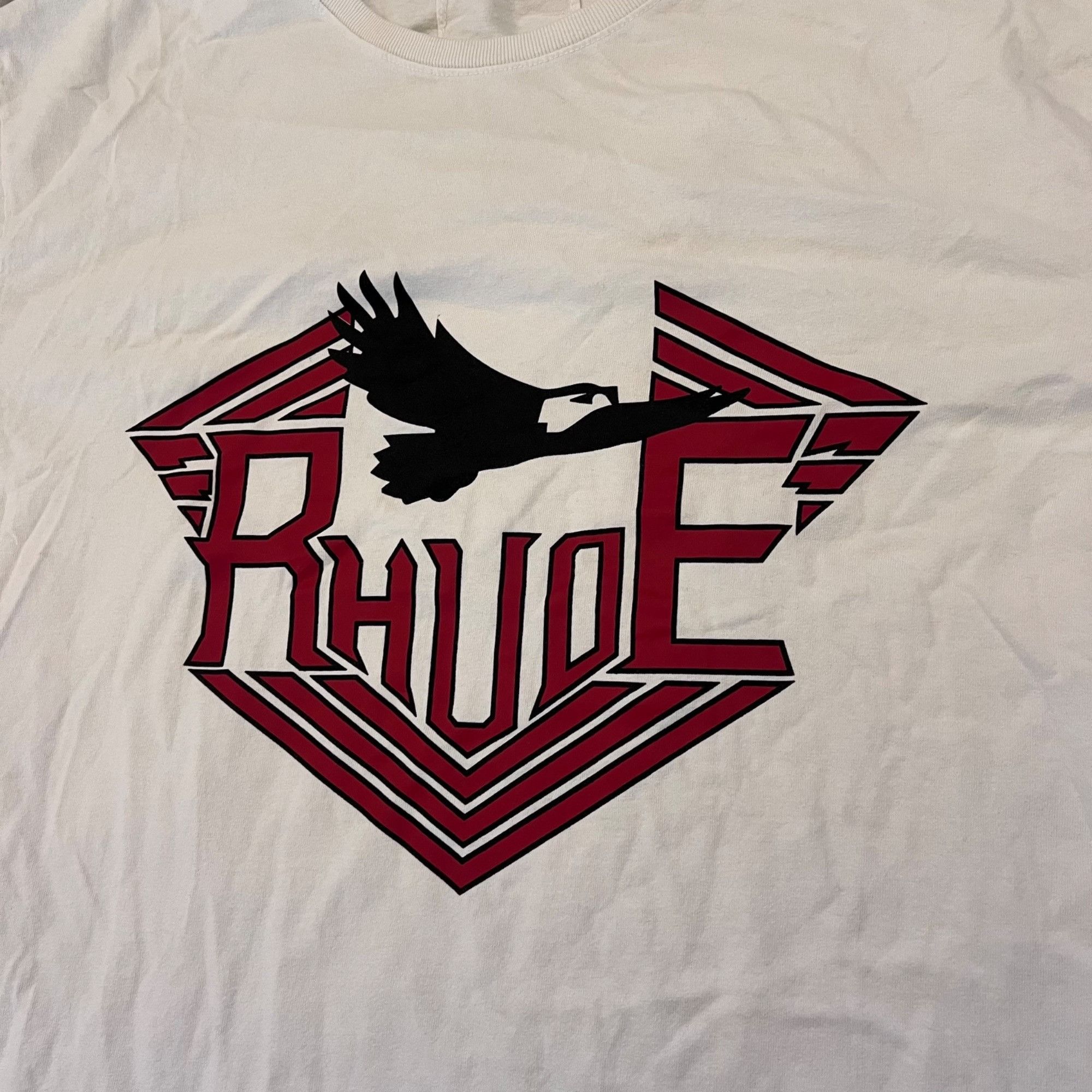 Rhude NEW RHUDE RANGER EAGLE CREAM TEE SZ LARGE Size US L / EU 52-54 / 3 - 3 Thumbnail