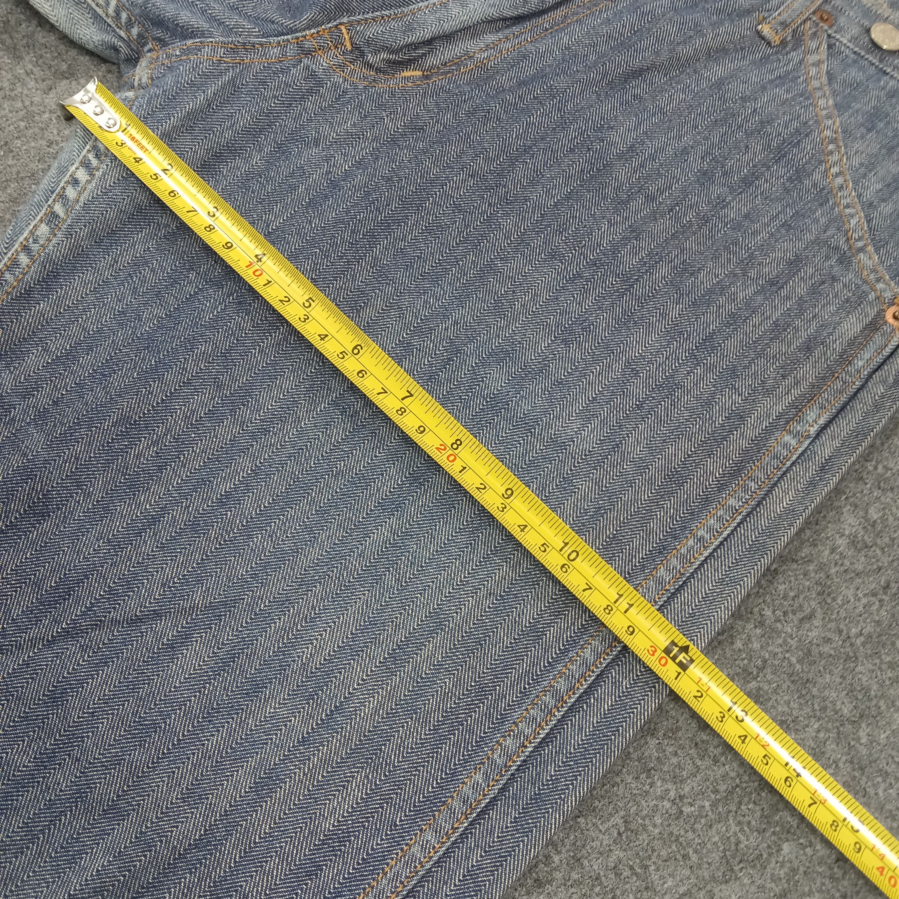 Hysteric Glamour Hysteric Glamour Kinky Japanese Denim Stripes Jeans C280N31 Size US 32 / EU 48 - 11 Thumbnail