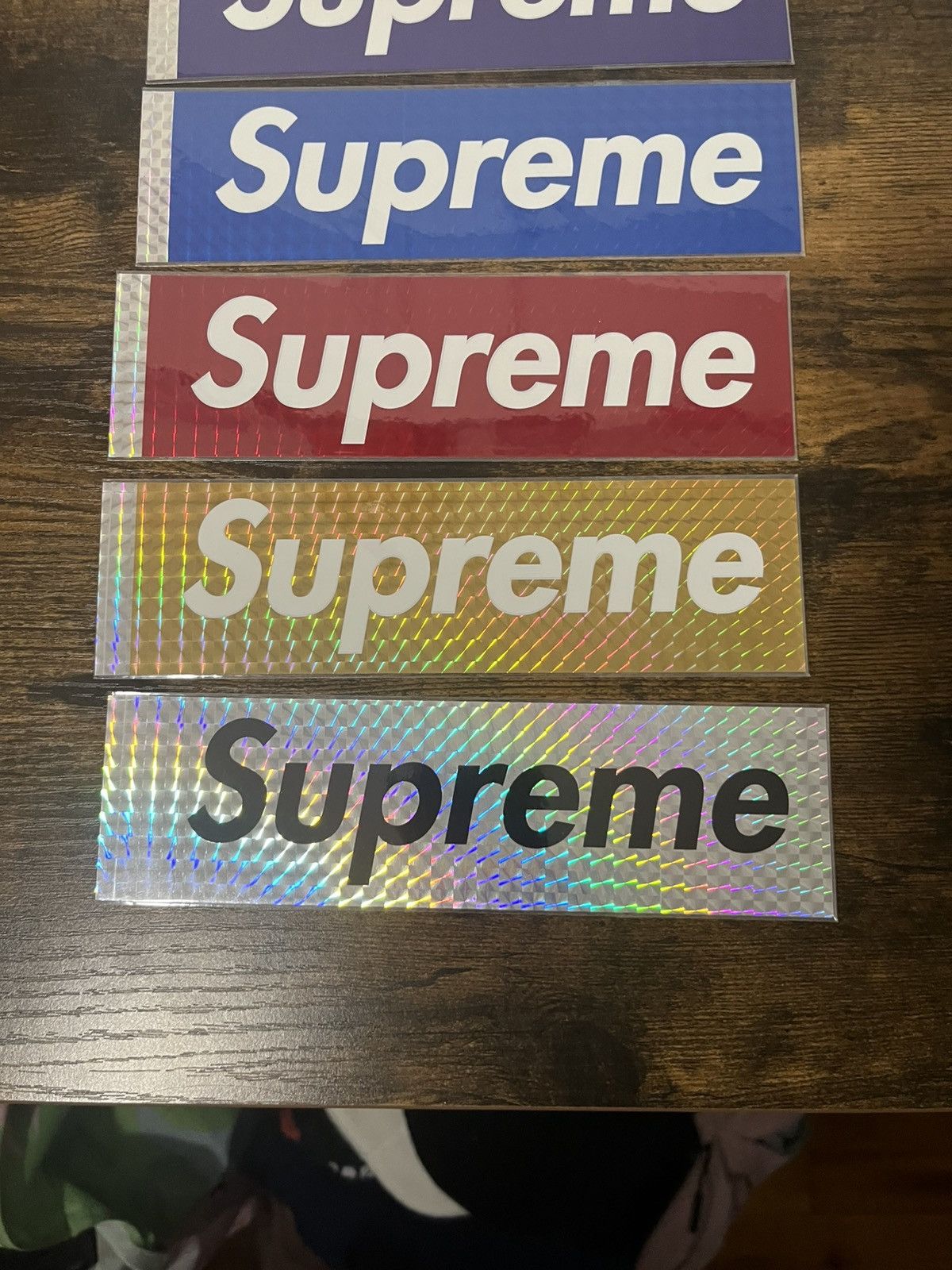 Supreme Supreme holographic box logo sticker set Size ONE SIZE - 4 Thumbnail