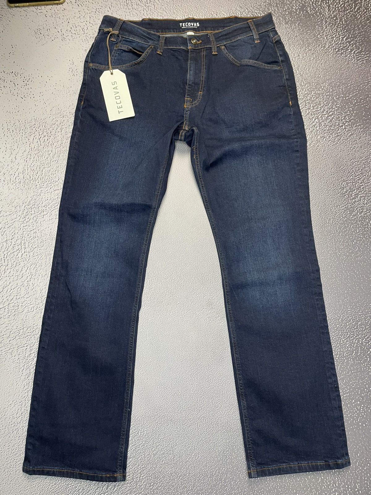 Tecovas New Tecovas Men's Premium Relaxed Blue Jeans Size W 33 L 32 Size US 33 - 1 Thumbnail