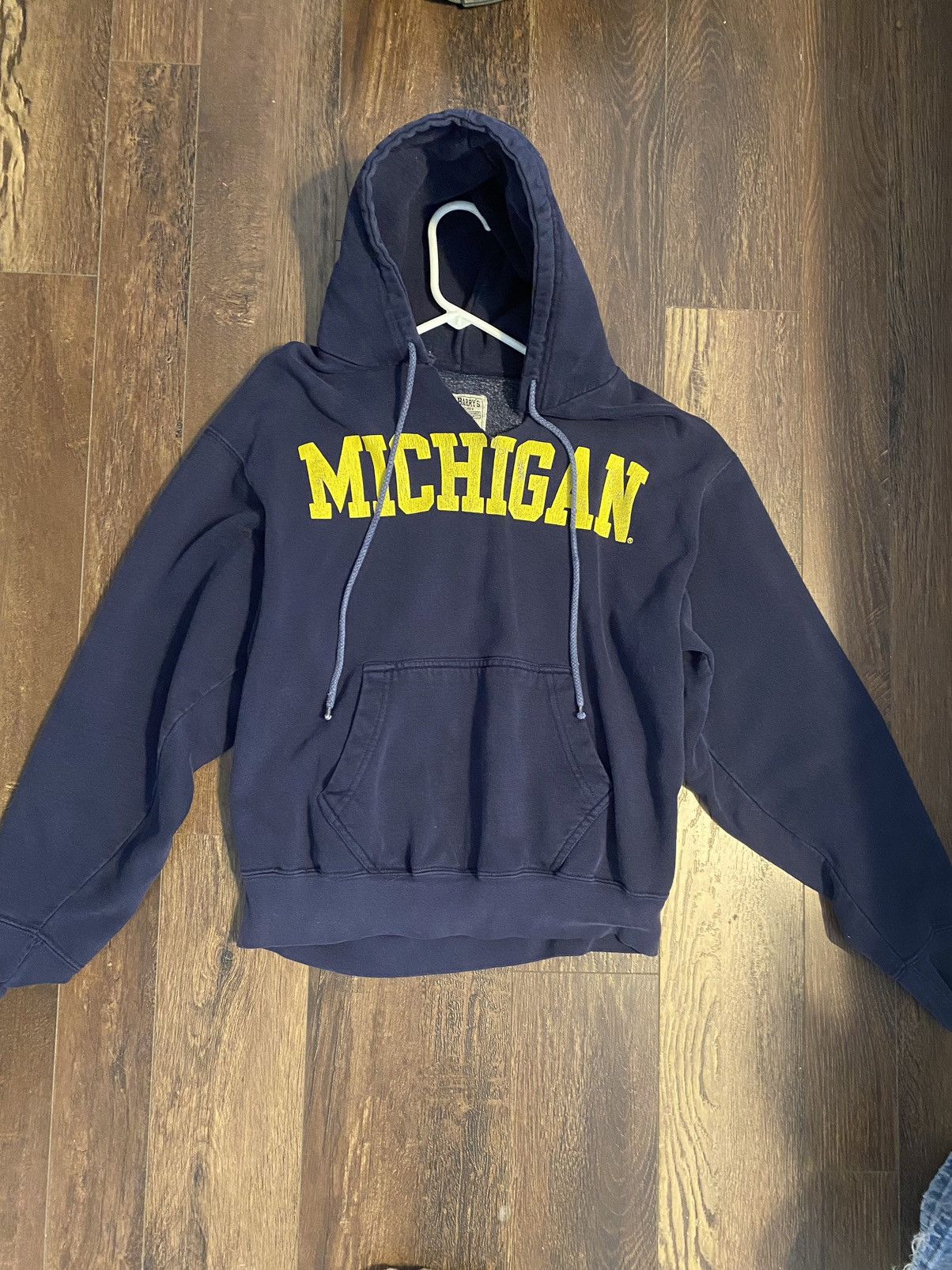 Steve And Barrys × Vintage Vintage Y2K 2000s University of Michigan Pullover Hoodie Size US S / EU 44-46 / 1 - 1 Thumbnail