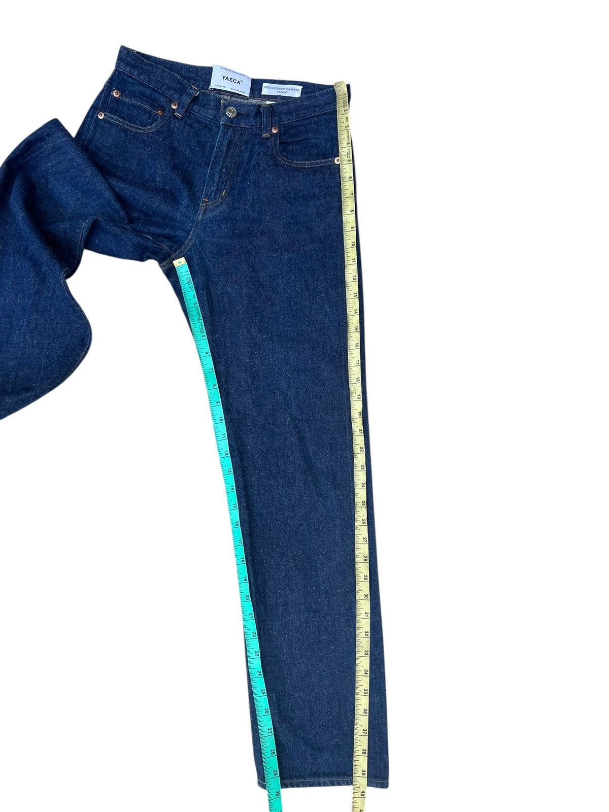 YAECA YAECA 8-11W Japan Lightweight Denim Selvedge Jeans Cropped Size US 30 / EU 46 - 4 Thumbnail