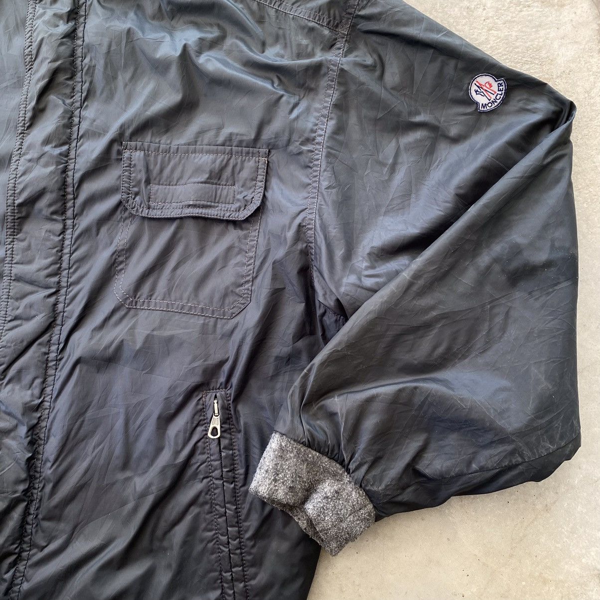 Moncler MONCLER Vintage Reversible Hidden Hoodie Jacket Size US S / EU 44-46 / 1 - 9 Thumbnail