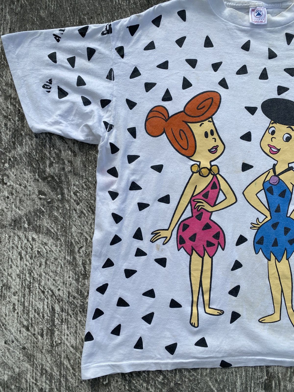 Delta Vintage tee the Flinstones 90s Size US XL / EU 56 / 4 - 3 Thumbnail