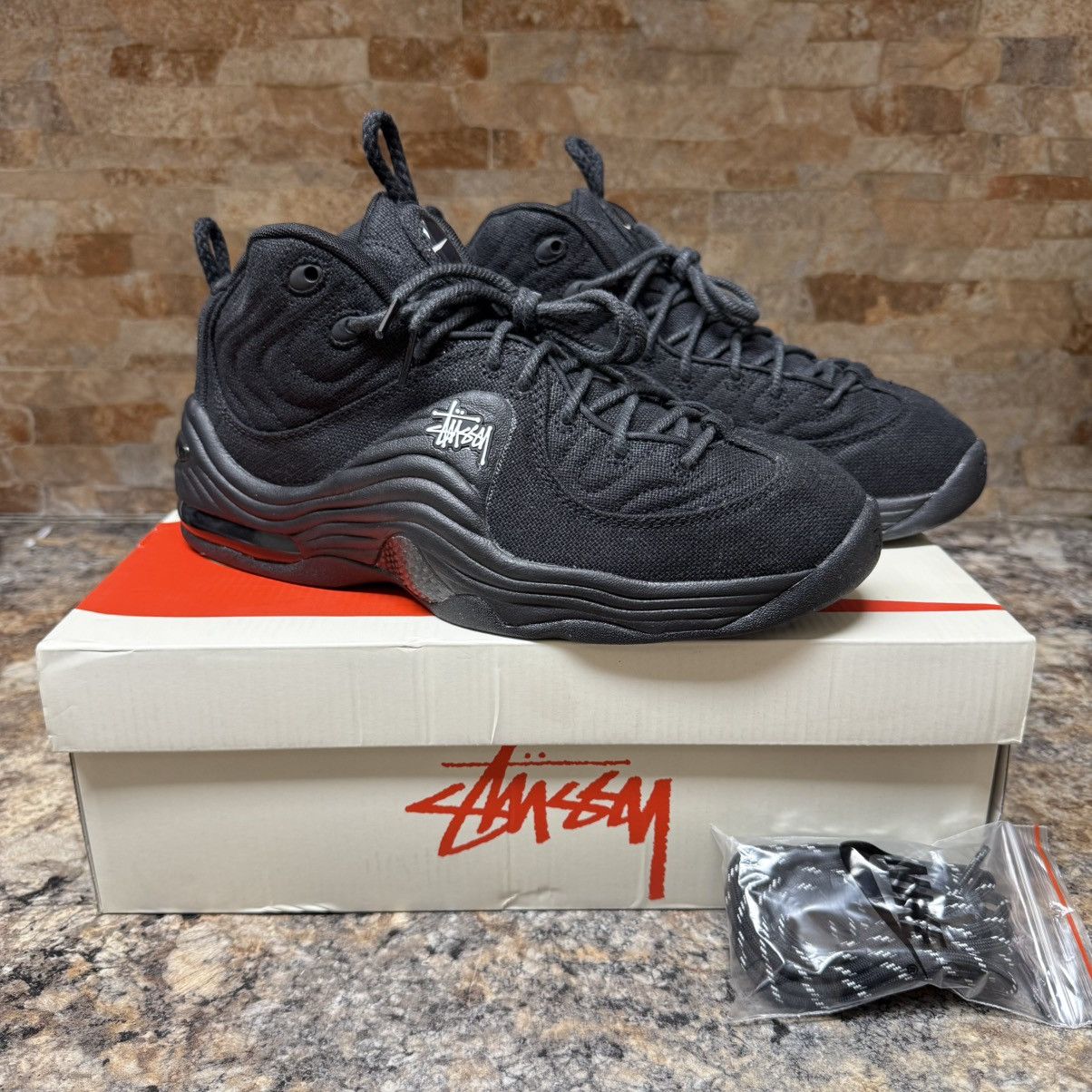 Stussy x Nike Air Penny 2 Black Size 10