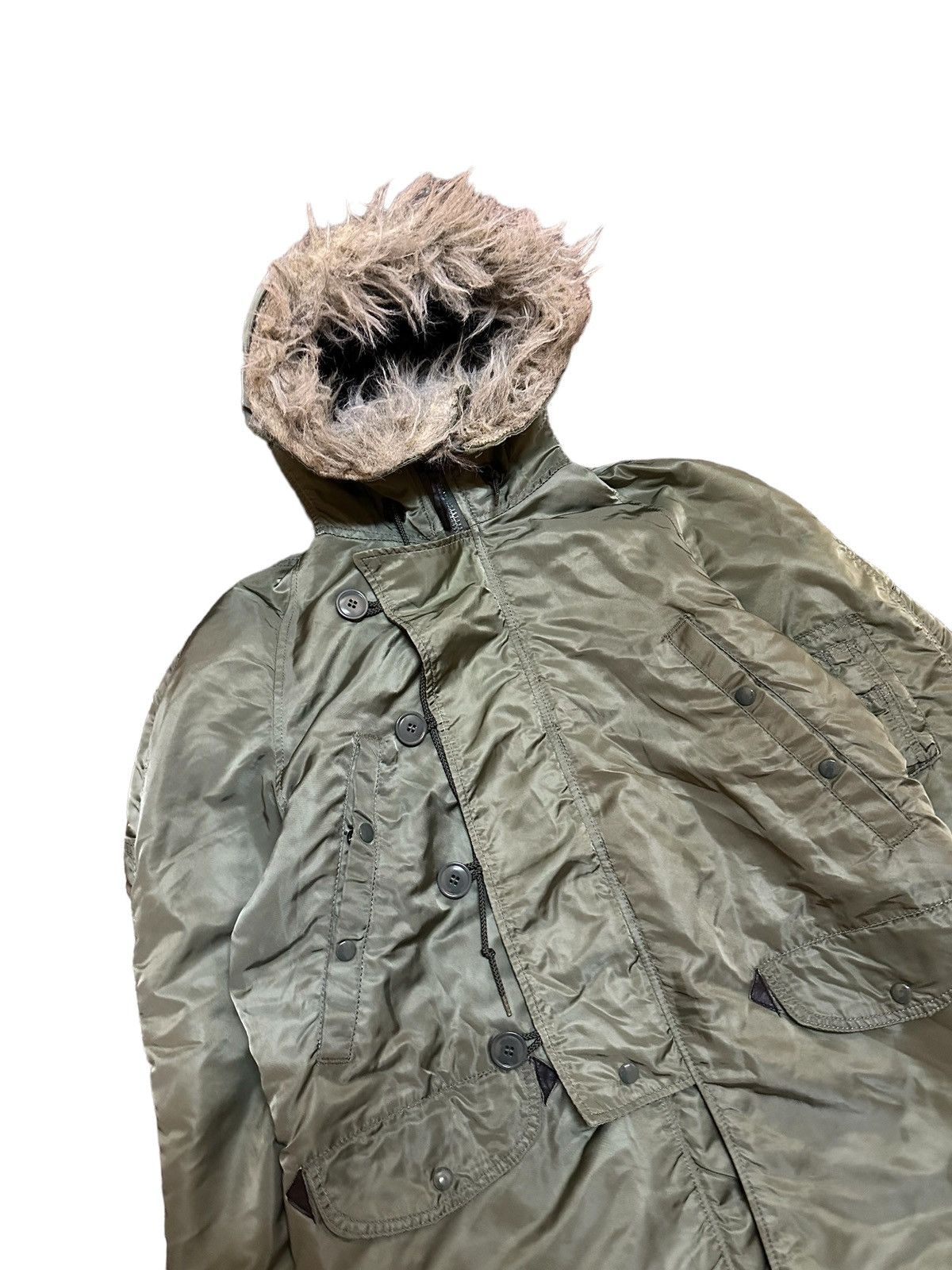 Alpha Industries Vintage Alpha Industries Parka N3B Cold Jacket Size US M / EU 48-50 / 2 - 3 Thumbnail