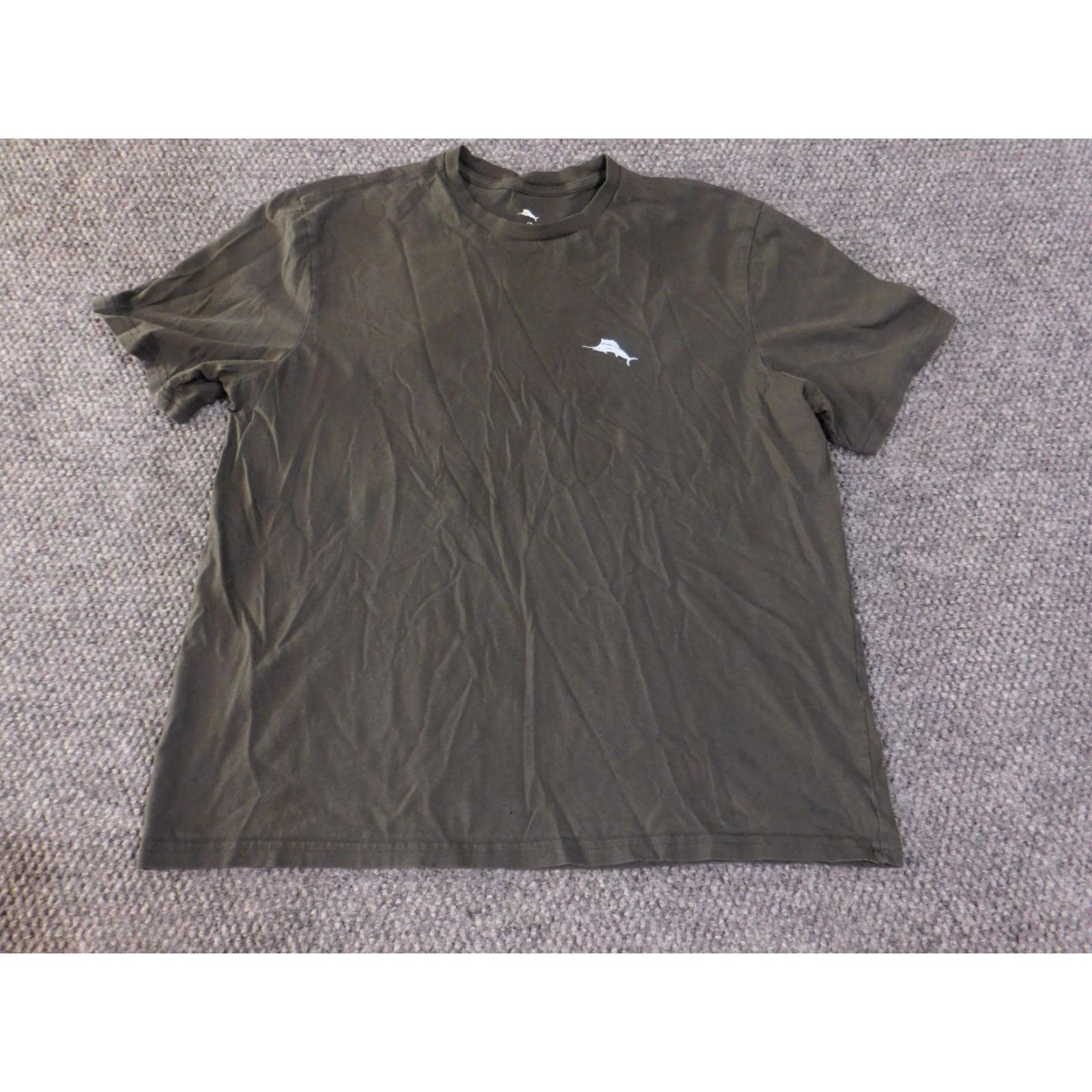 Tommy Bahama VINTAGE Tommy Bahama Shirt Mens M Green Spin Class Graphic Marlin Logo Cotton Tee Size US M / EU 48-50 / 2 - 4 Thumbnail